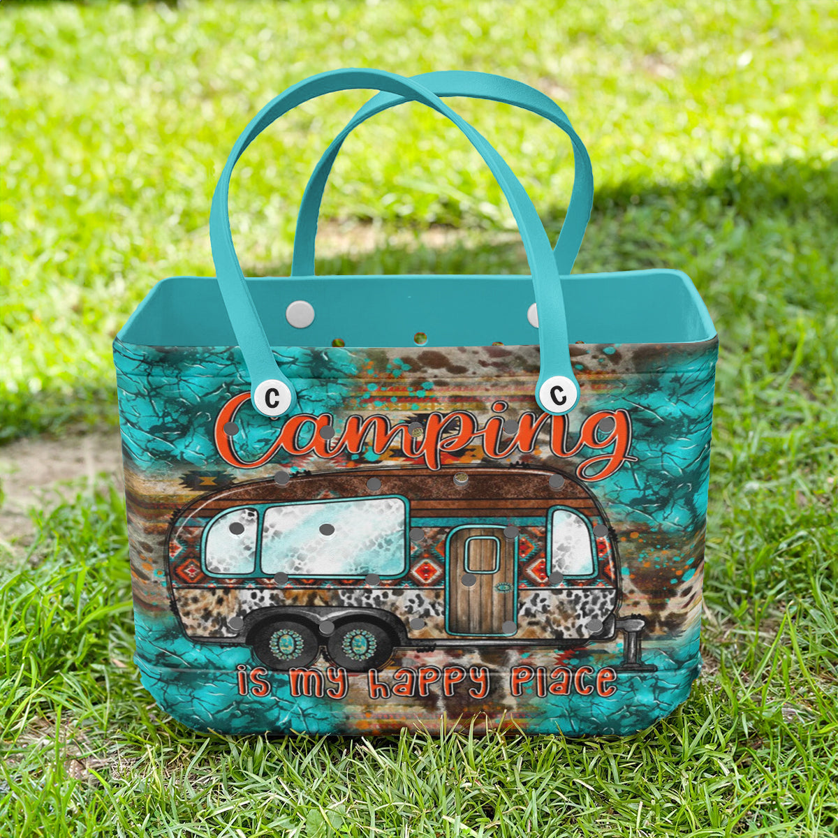 Ceeprints Cee™ Bag Camping Is My Happy Place
