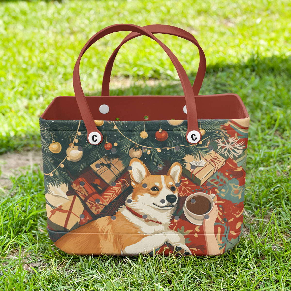 Ceeprints Cee™ Bag Yule Corgi Bliss