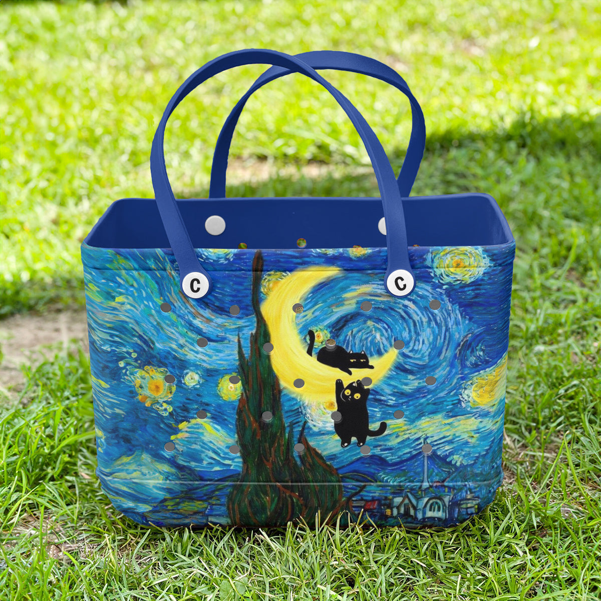 Ceeprints Cee™ Bag Cat-ch The Moon