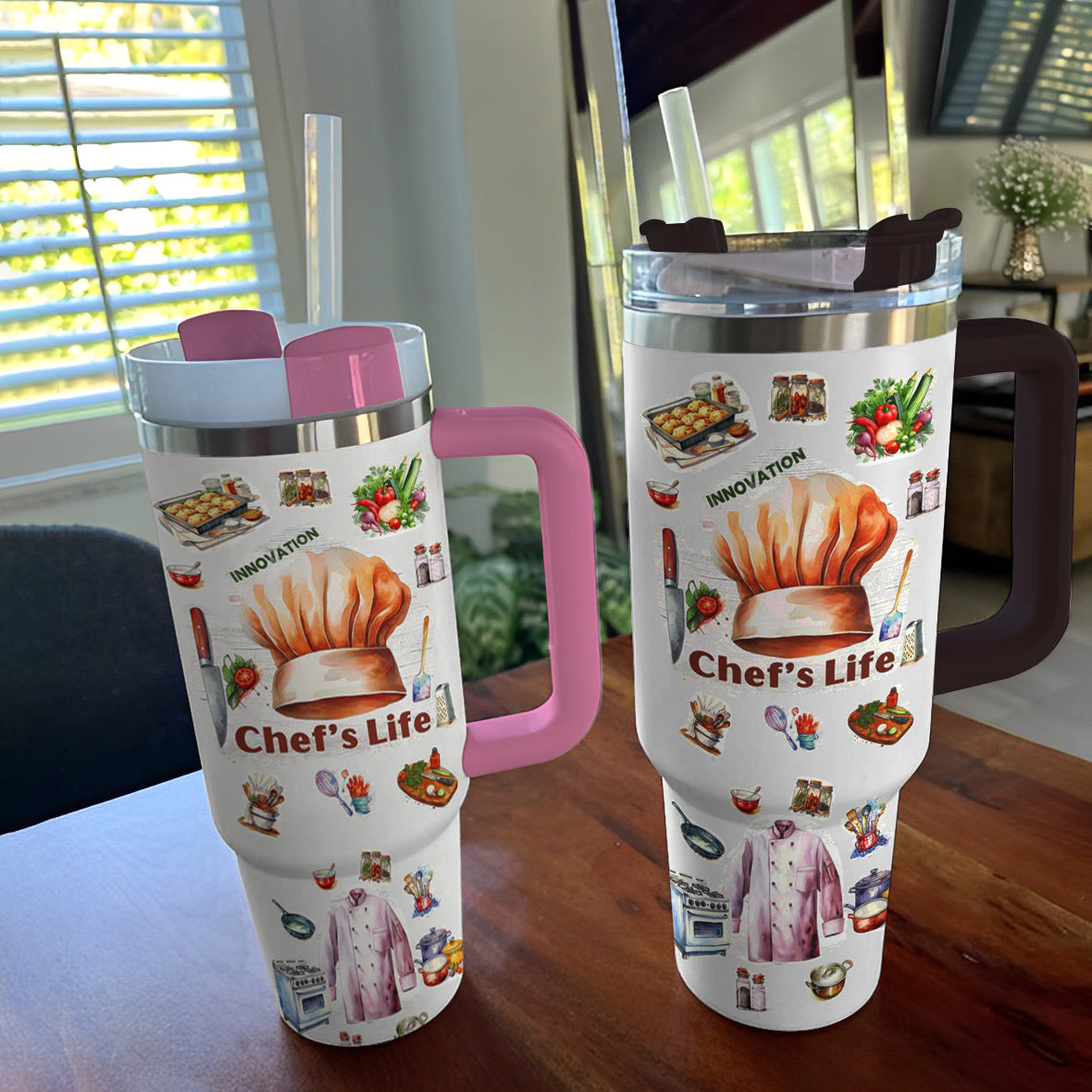 Ceeprints Tumbler Chef's Life
