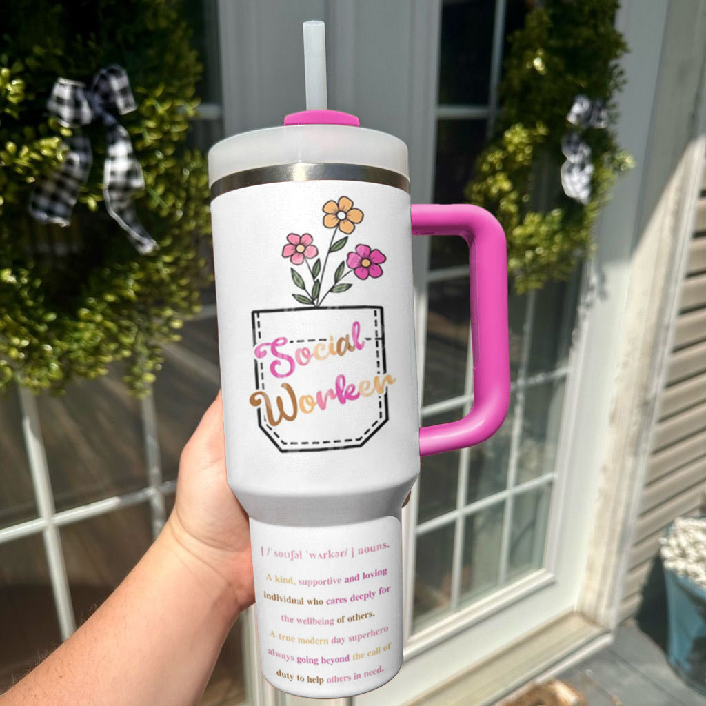 Ceeprints Tumbler Social Worker