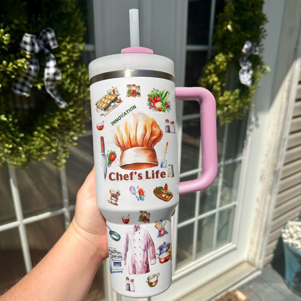 Ceeprints Tumbler Chef's Life