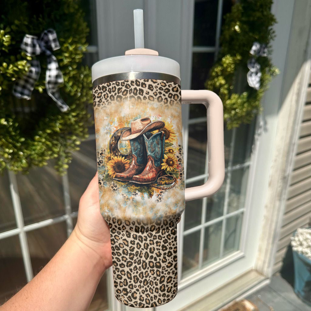 Ceeprints Tumbler Western Sunflower Charm