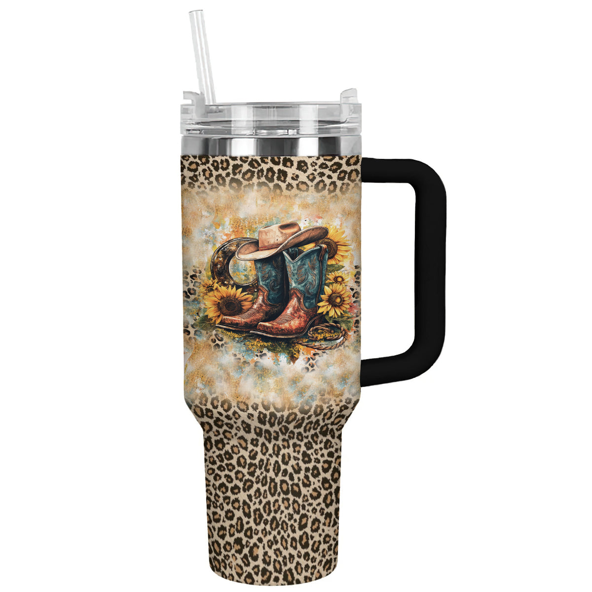 Ceeprints Tumbler Western Sunflower Charm