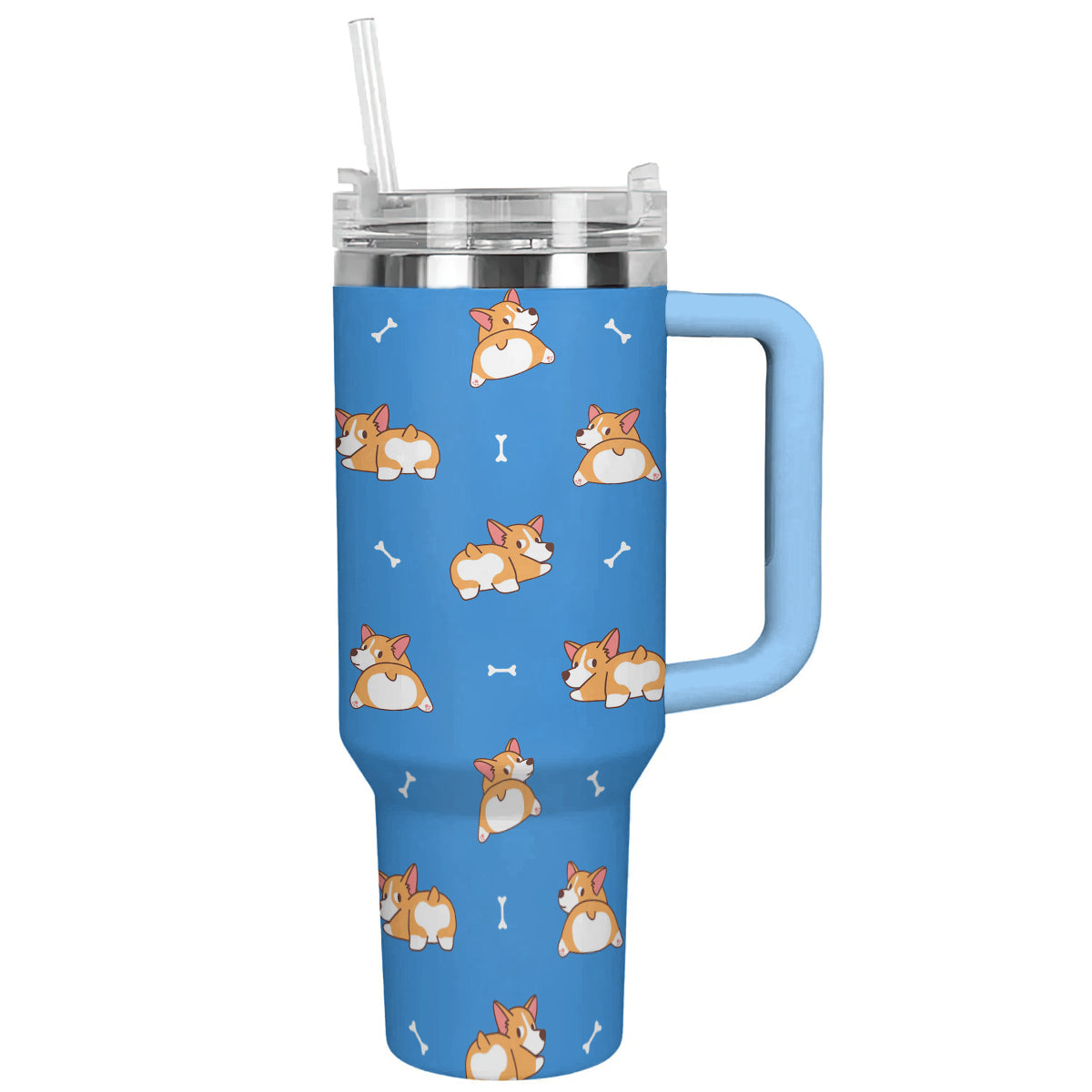 Ceeprints Tumbler Corgi Joy