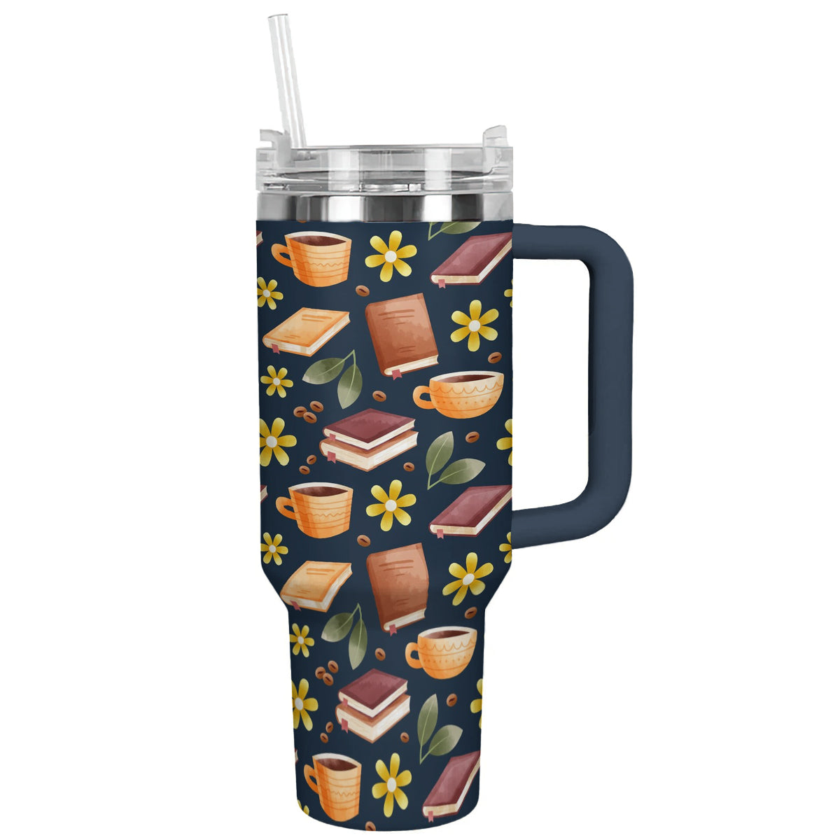 Ceeprints Tumbler Reading Floral
