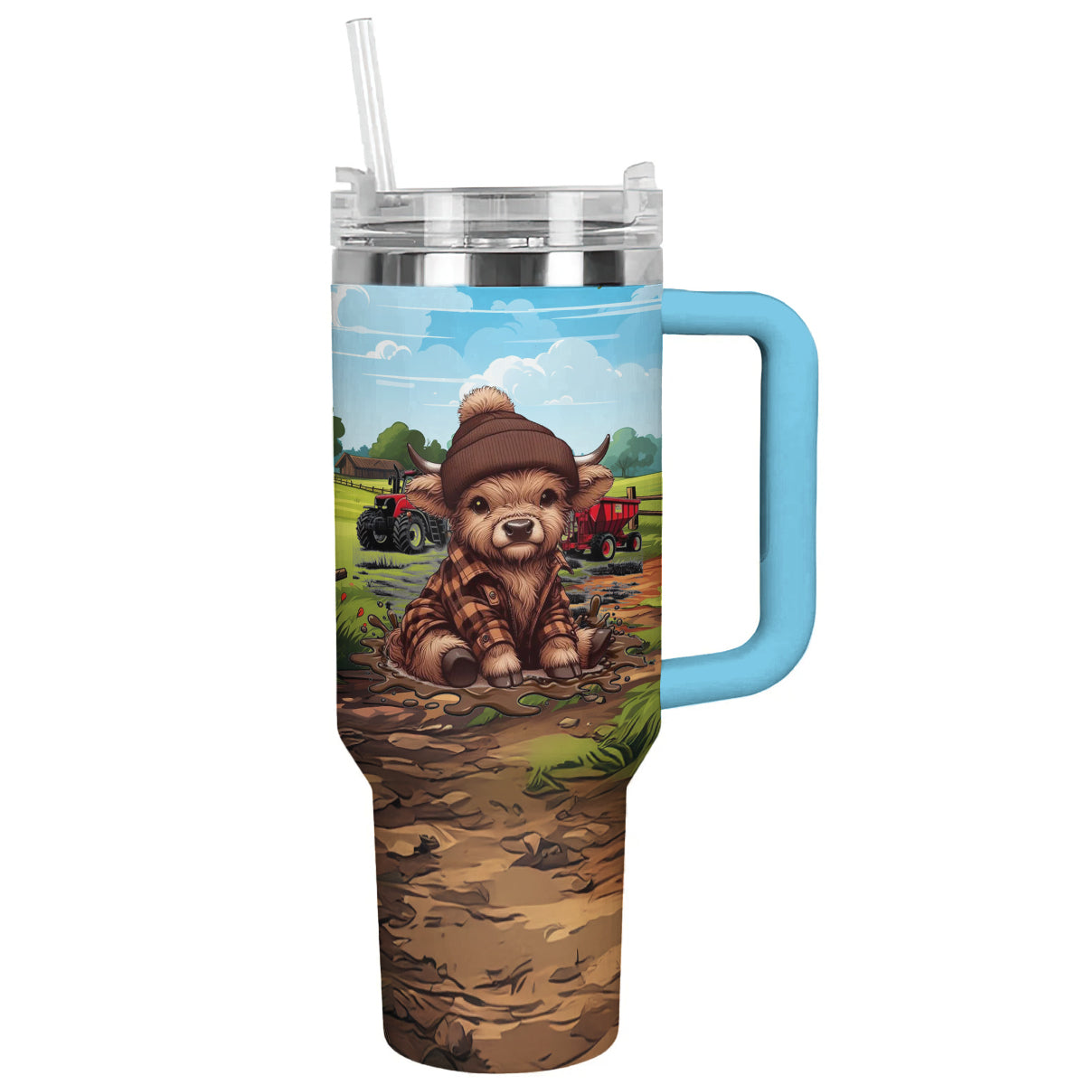 Ceeprints Tumbler Highland Hooves