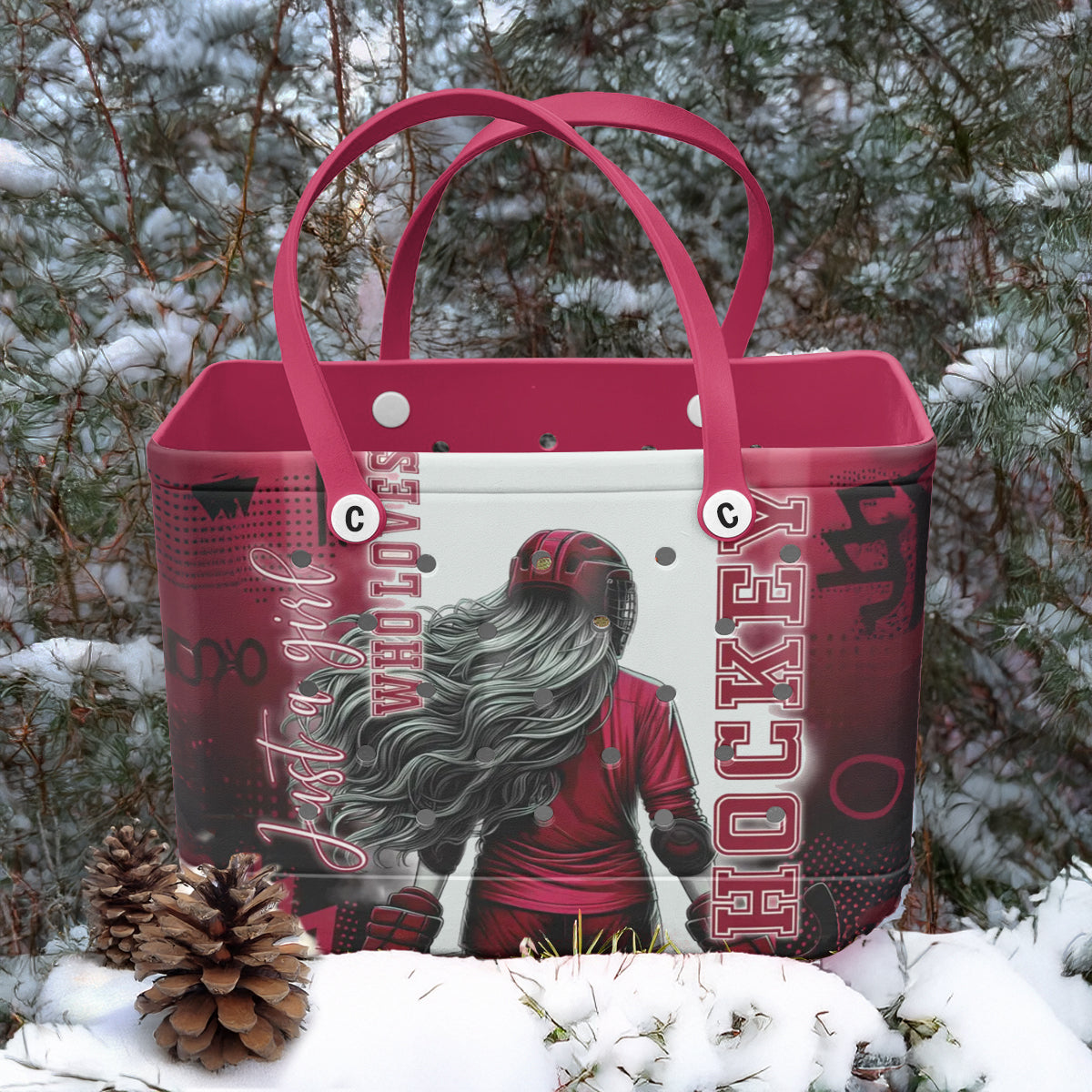 Ceeprints Cee™ Bag Loves Hockey