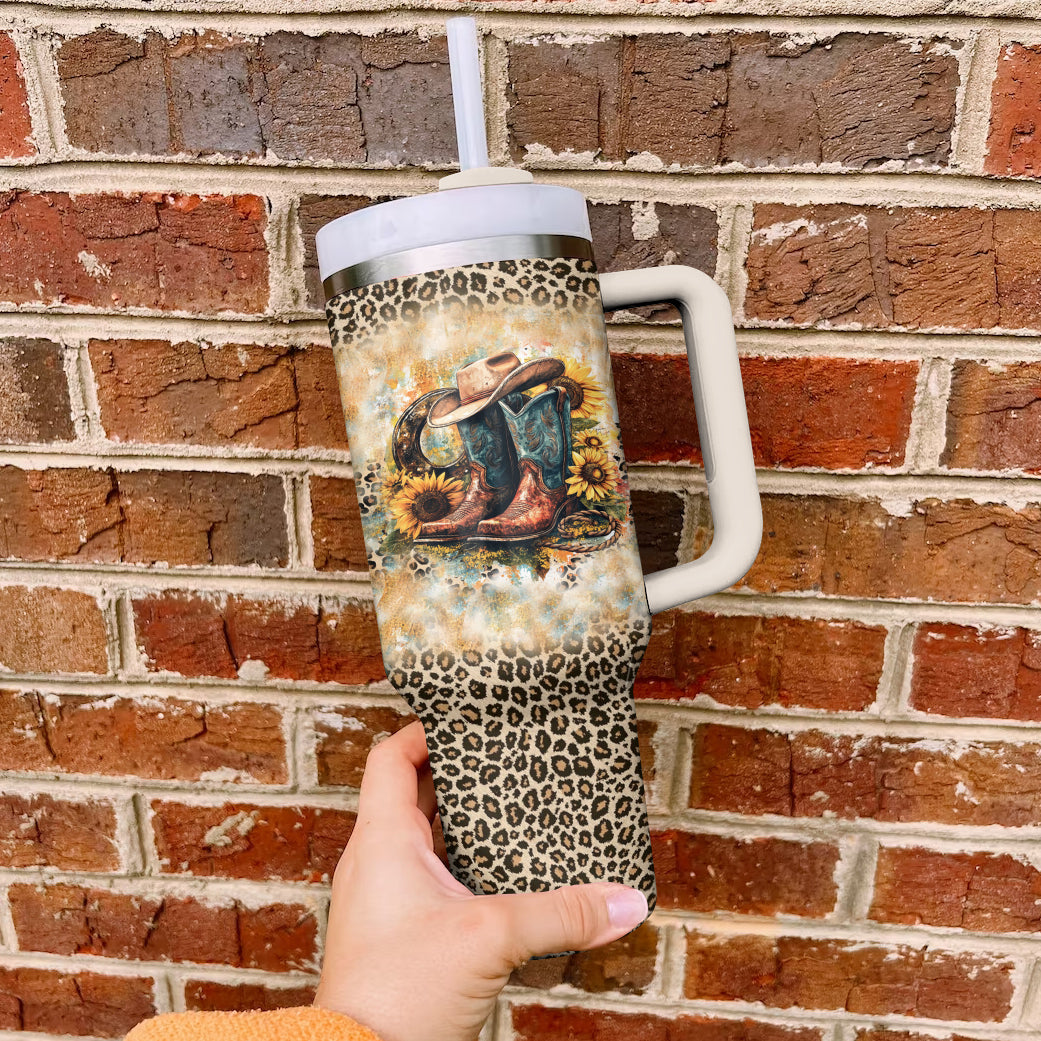 Ceeprints Tumbler Western Sunflower Charm
