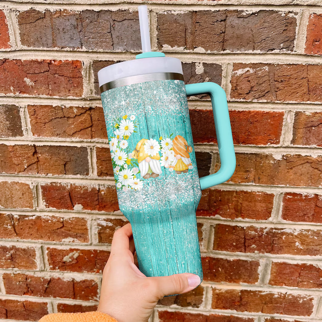 Ceeprints Tumbler Daisy Gnome