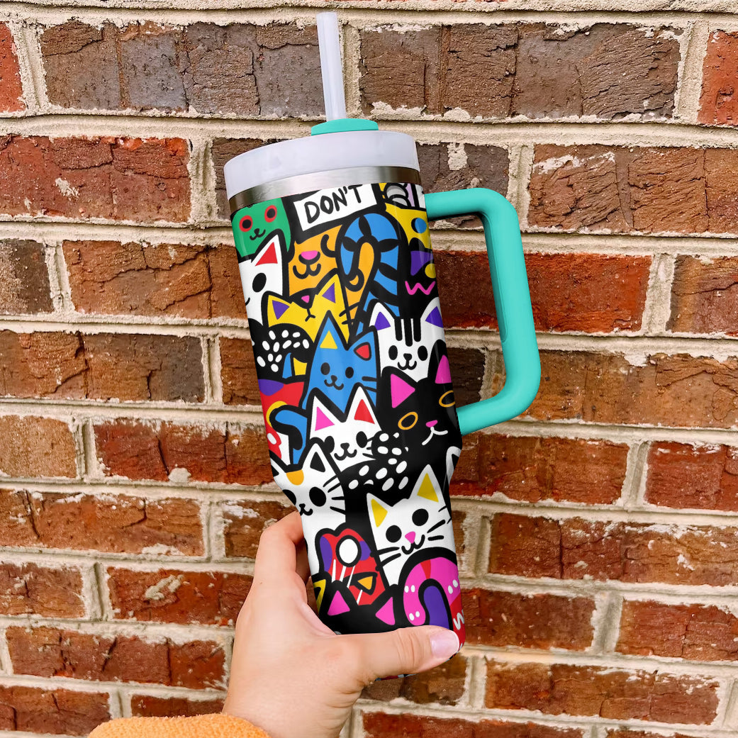 Ceeprints Tumbler Feline Frenzy