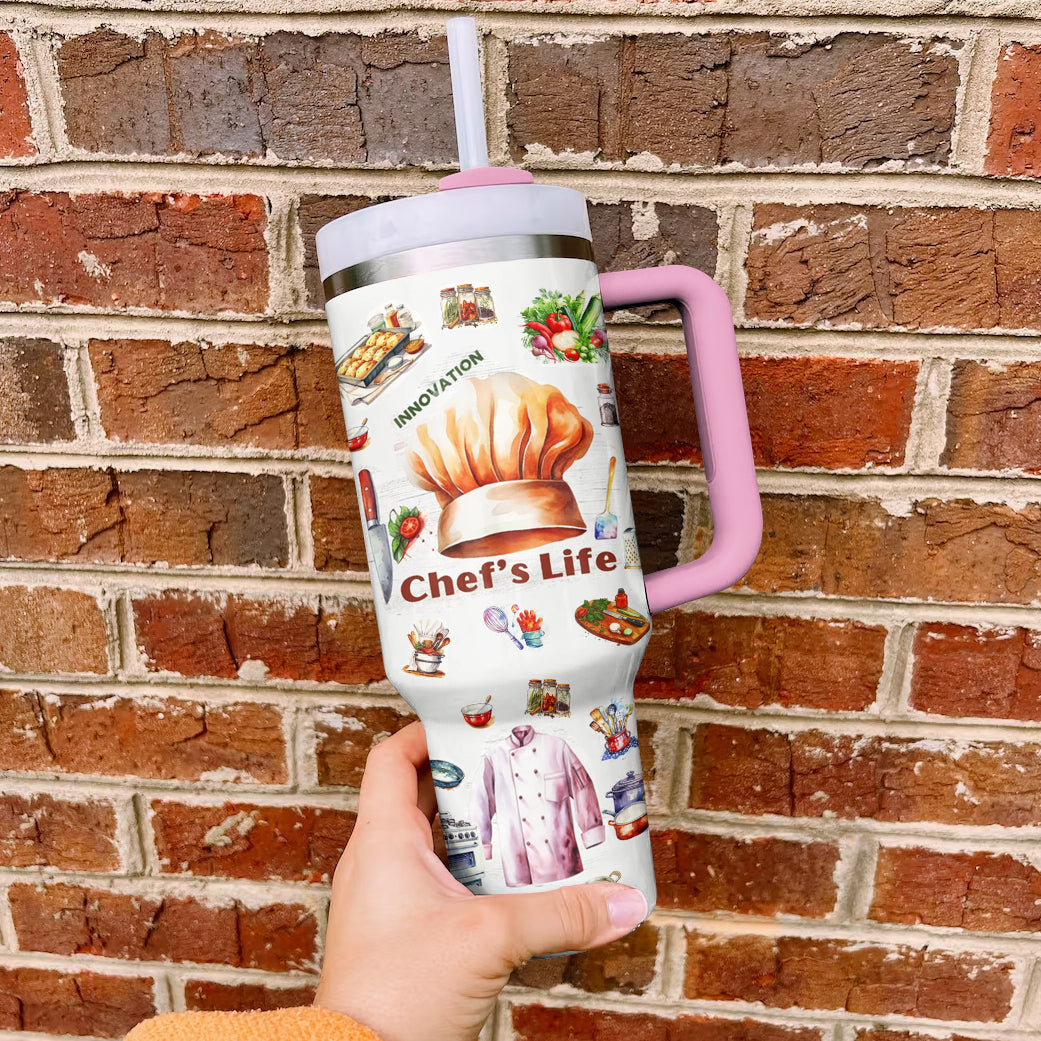 Ceeprints Tumbler Chef's Life