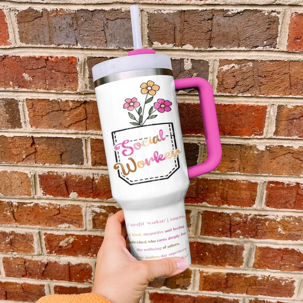 Ceeprints Tumbler Social Worker