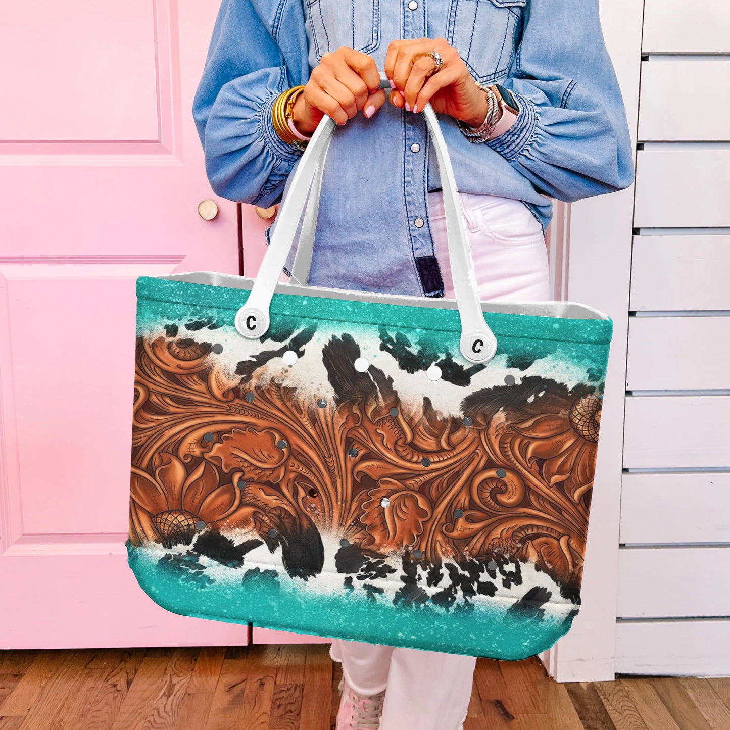 Ceeprints Cee™ Bag Turquoise Cowboy