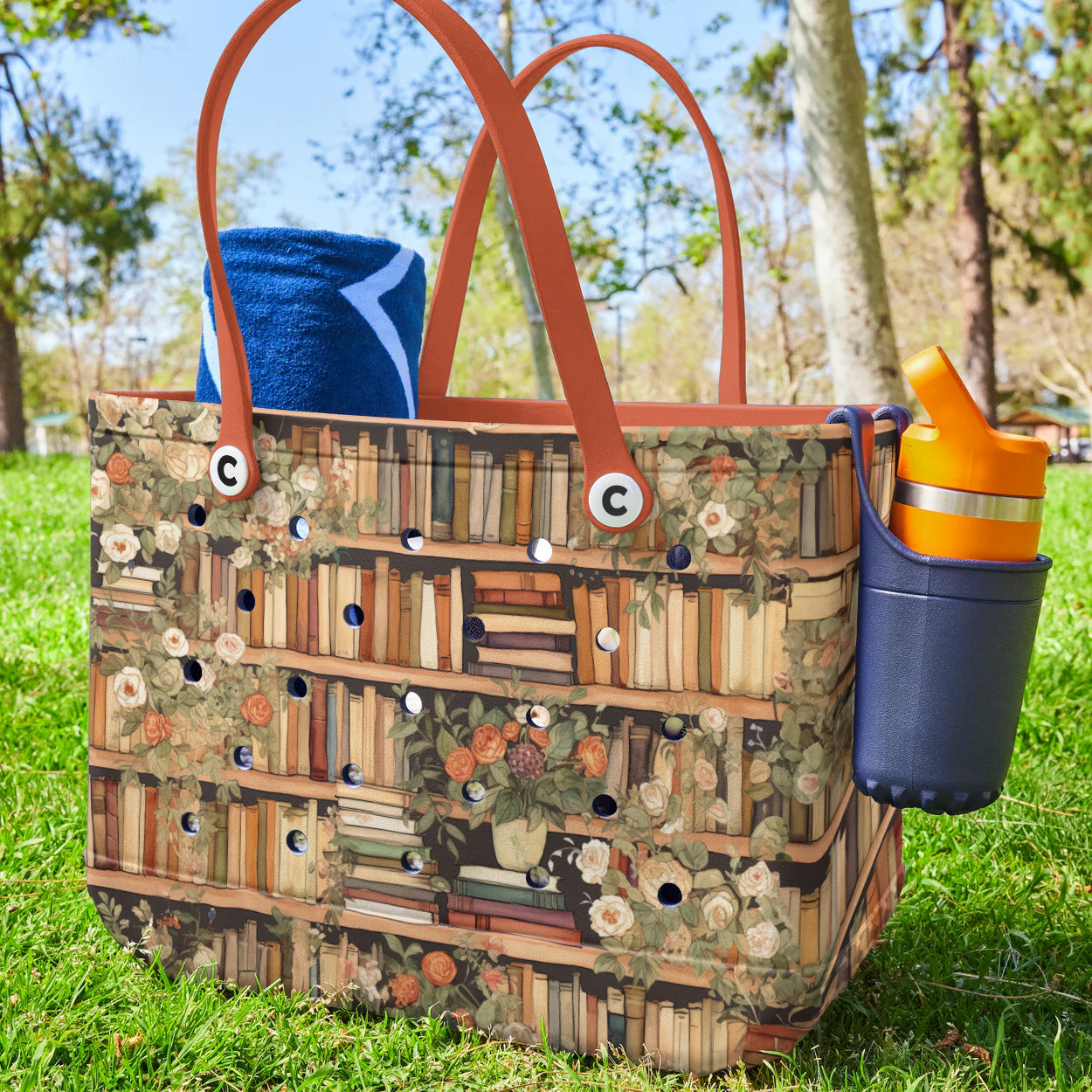 Ceeprints Cee™ Bag Vintage Library Blooms