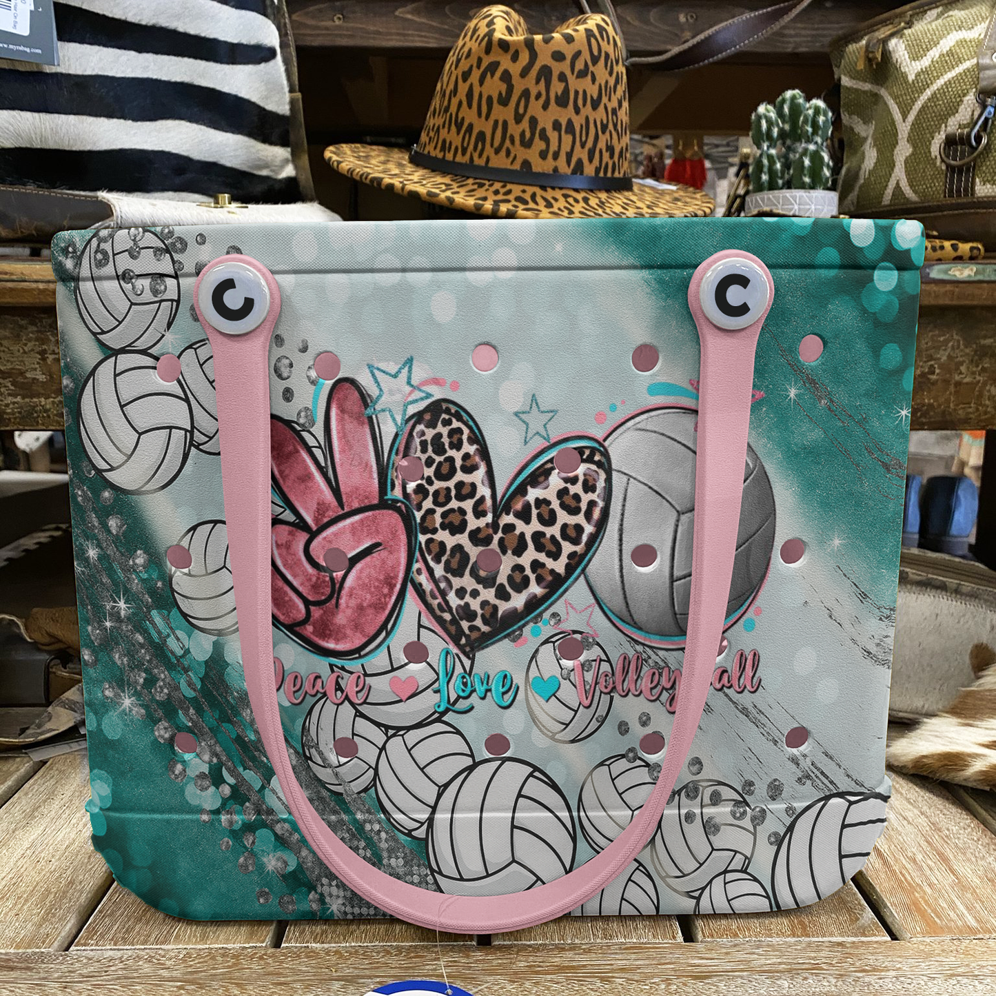 Ceeprints Cee™ Bag Peace, Love, Volleyball