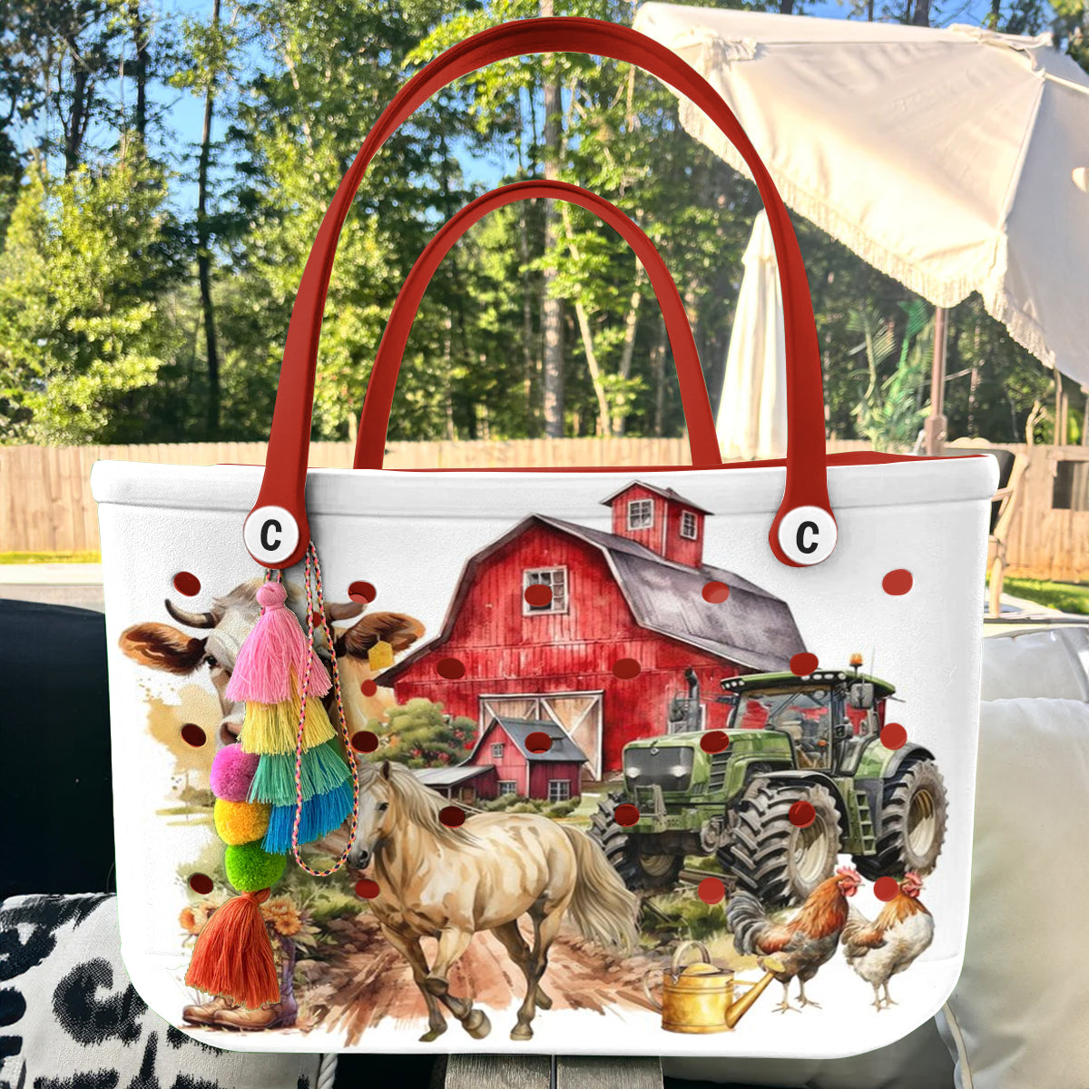 Ceeprints Cee™ Bag Cattle Red Barn