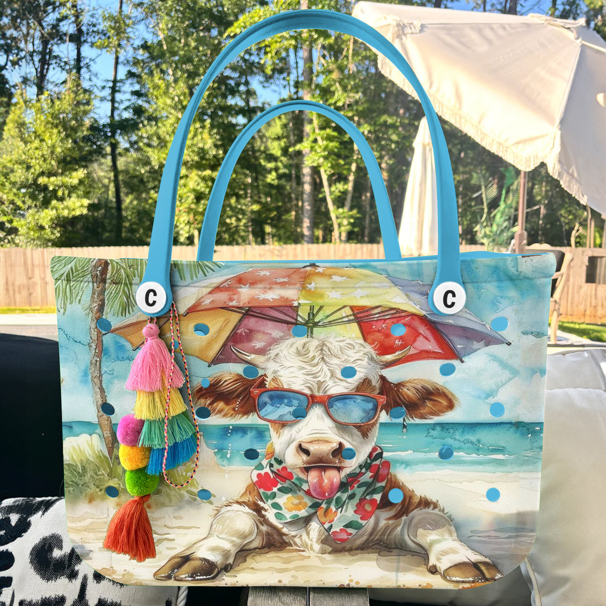 Ceeprints Cee™ Bag Beachy Cow Vibes
