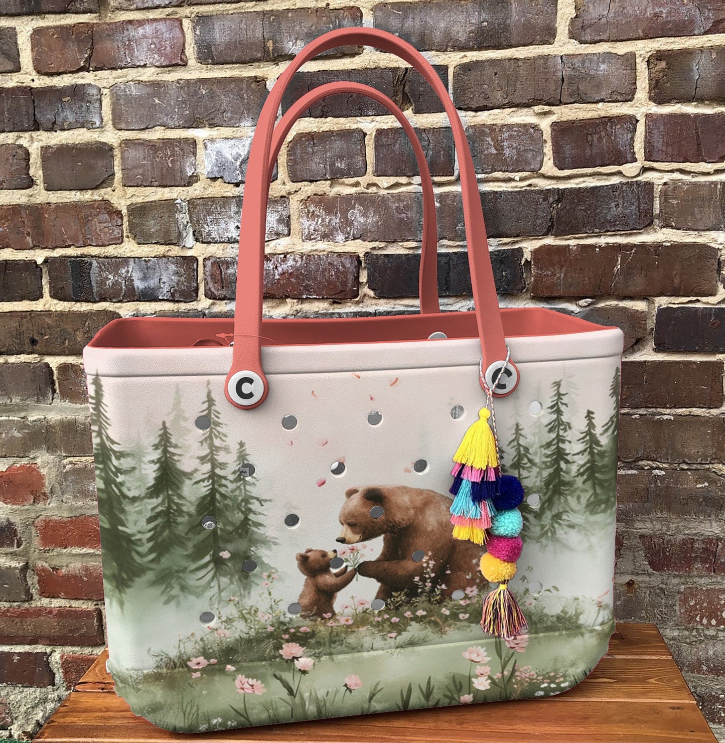 Ceeprints Cee™ Bag A Little Bear's Flowers