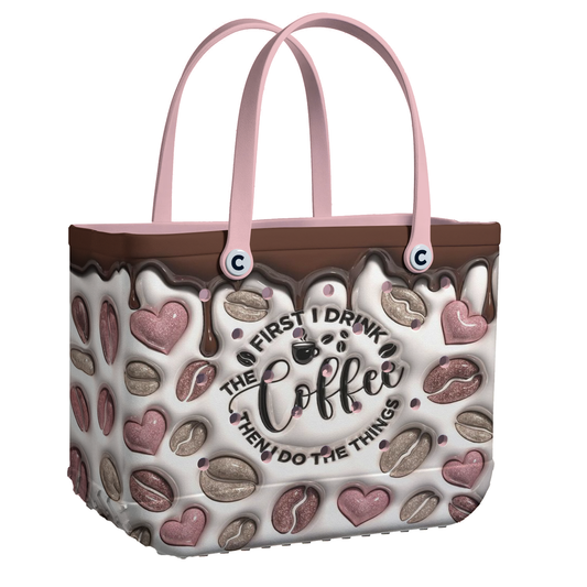 Ceeprints Cee™ Bag Coffee First, Hustle Later