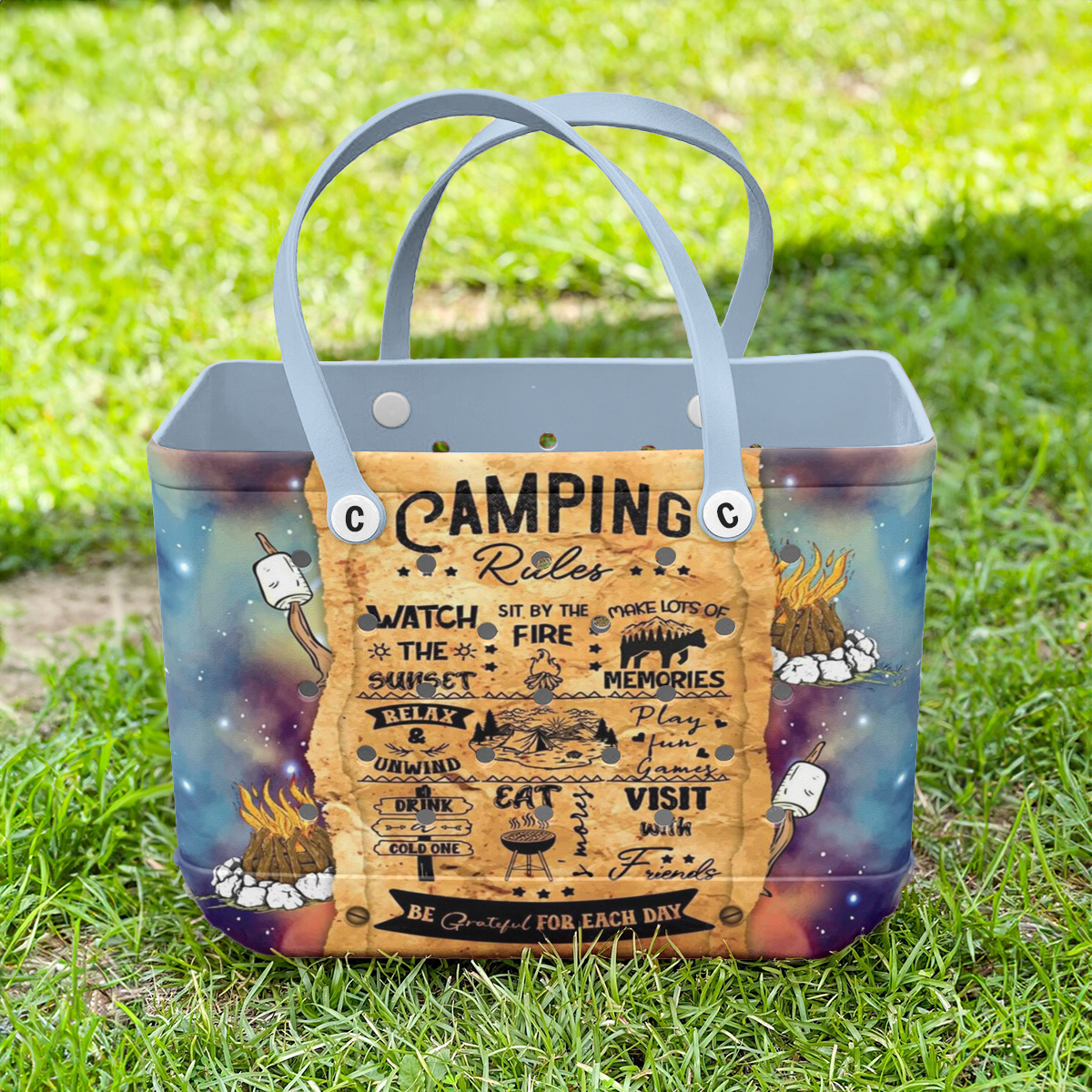Ceeprints Cee™ Bag Camping Rules