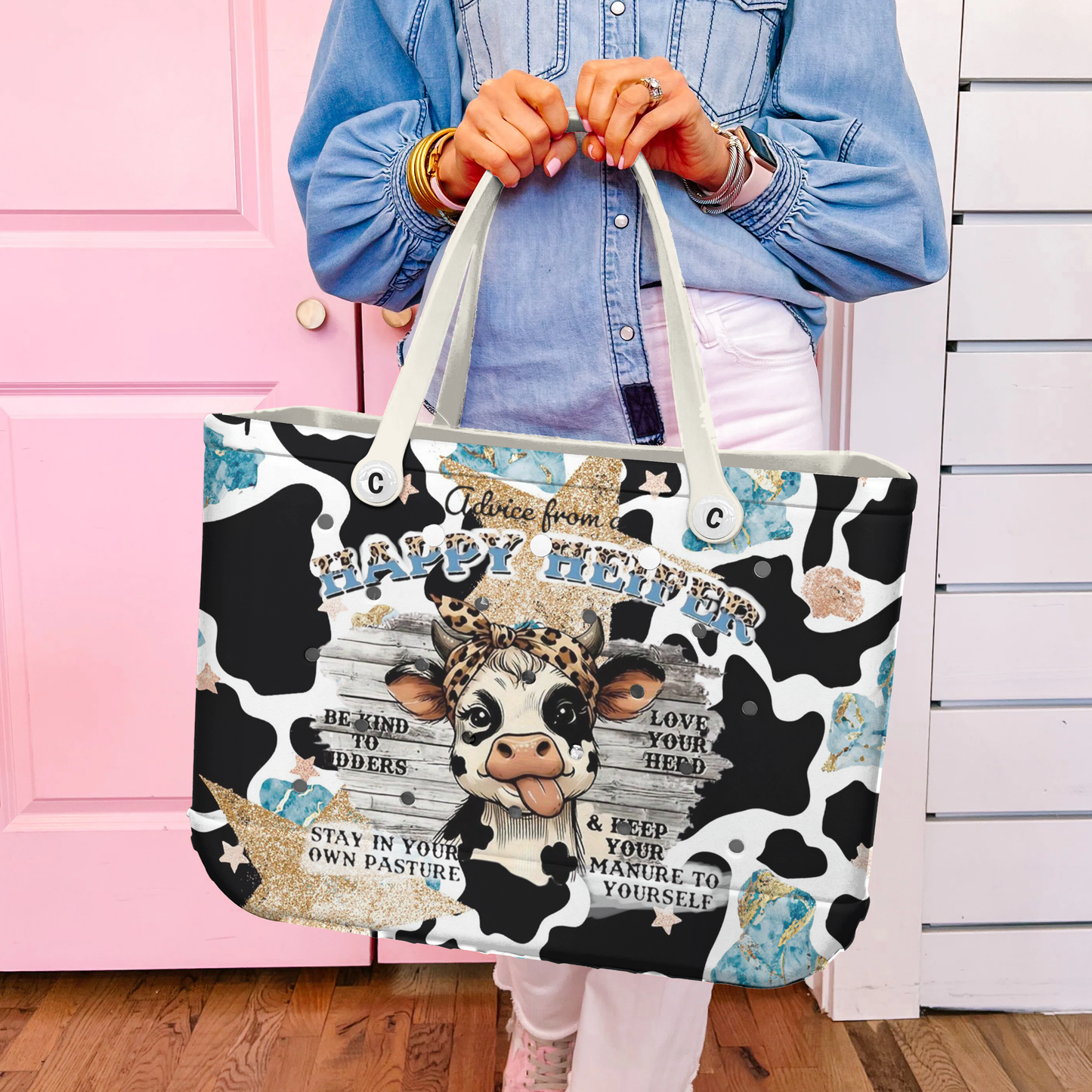 Ceeprints Cee™ Bag Udderly Happy