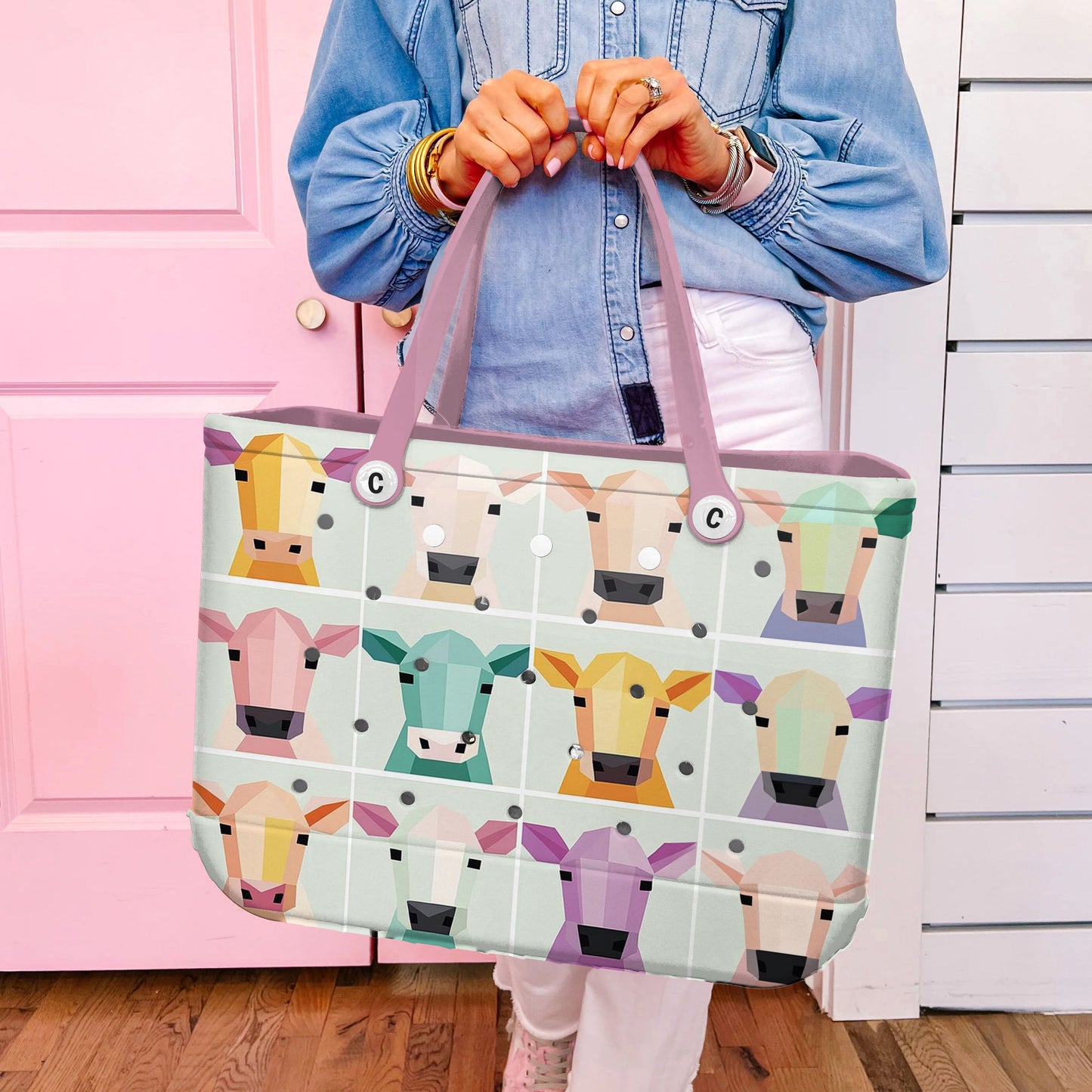 Ceeprints Cee™ Bag GeoMoo Delight