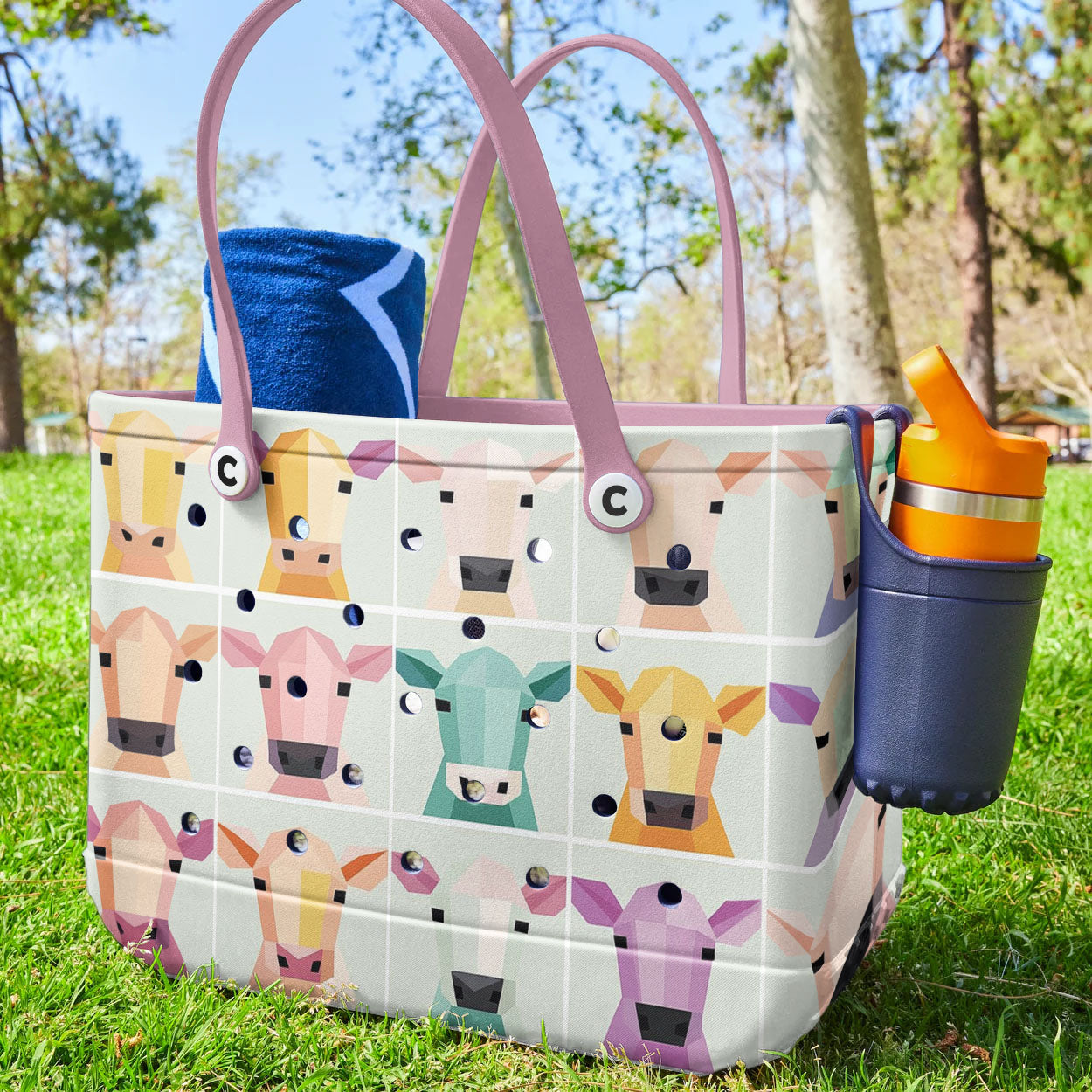 Ceeprints Cee™ Bag GeoMoo Delight
