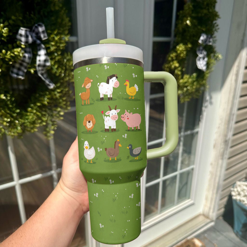 Ceeprints Tumbler Happy Farm