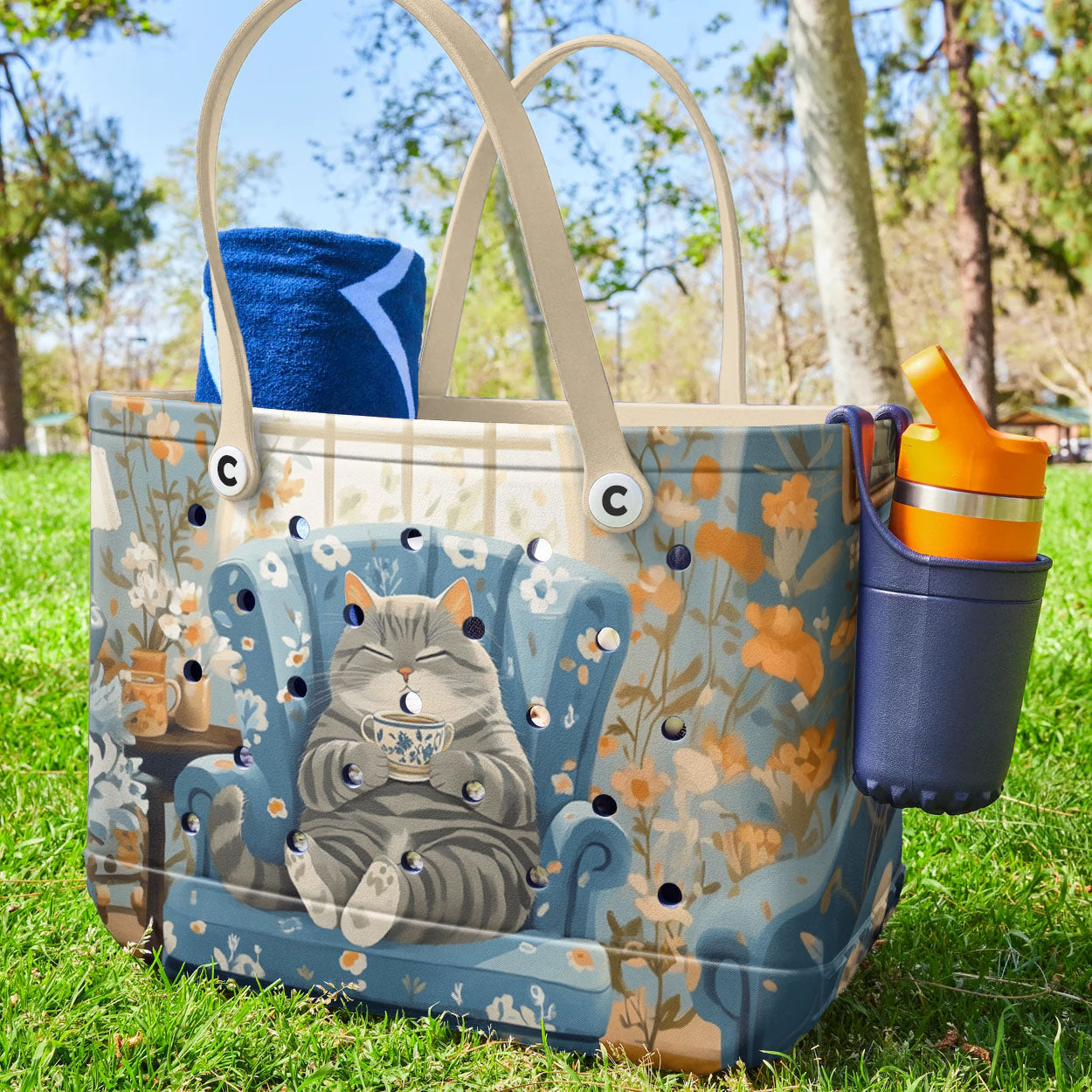 Ceeprints Cee™ Bag Purrfect Tea Time