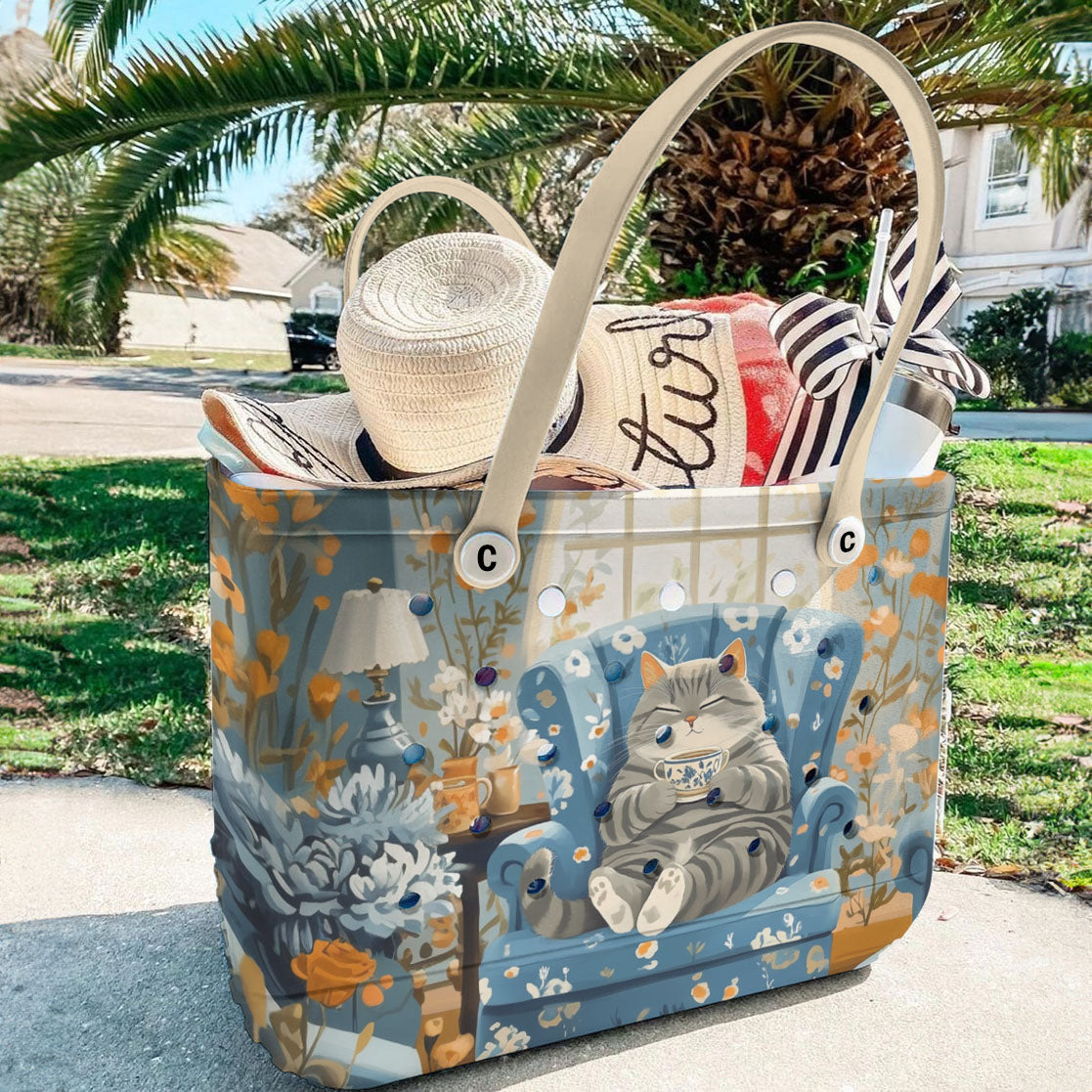 Ceeprints Cee™ Bag Purrfect Tea Time