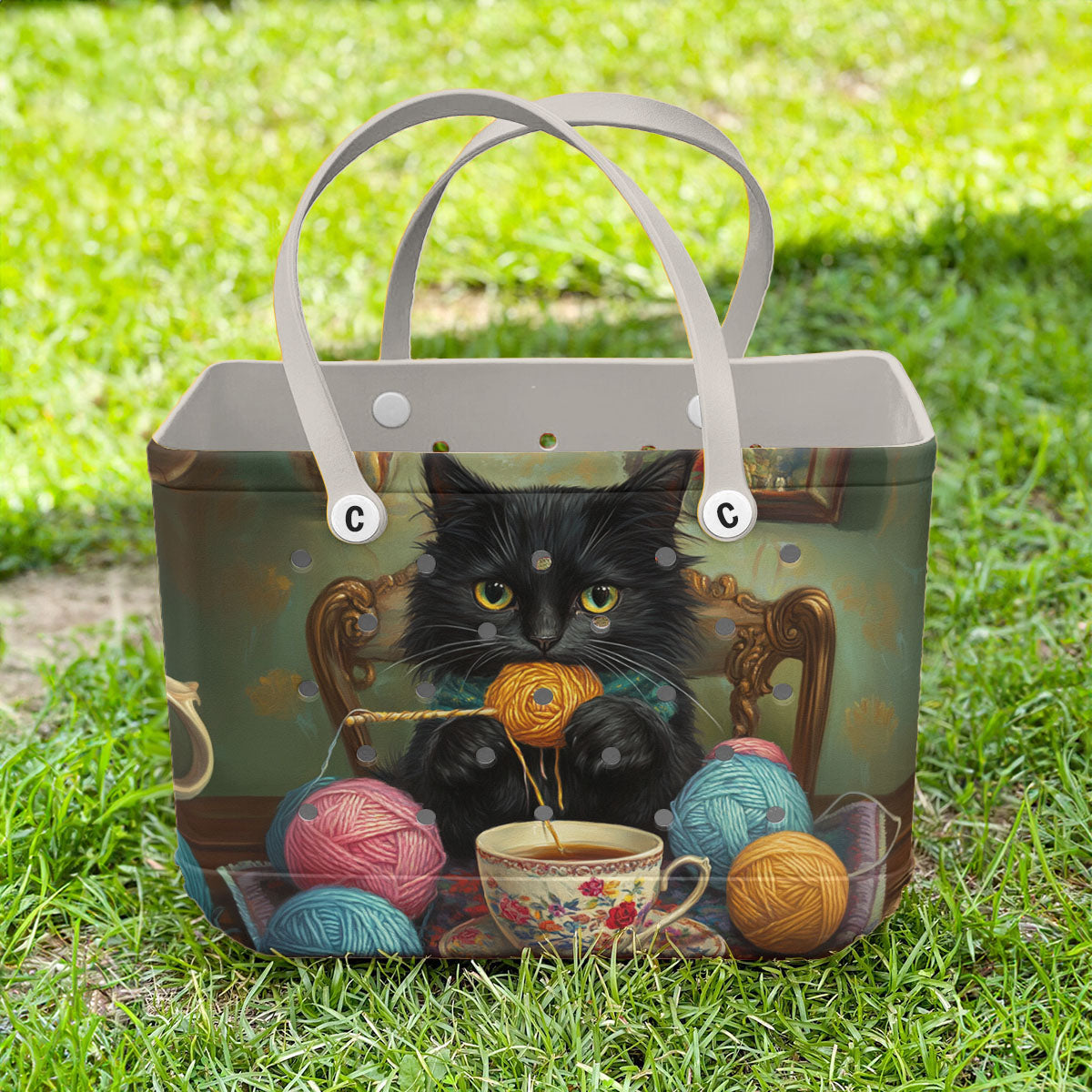 Ceeprints Cee™ Bag Cozy Kitty Crochet