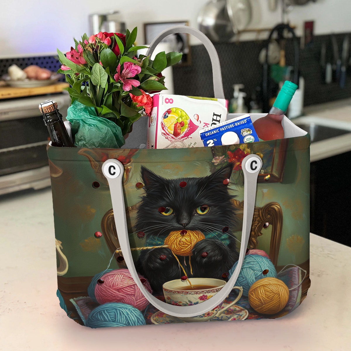 Ceeprints Cee™ Bag Cozy Kitty Crochet