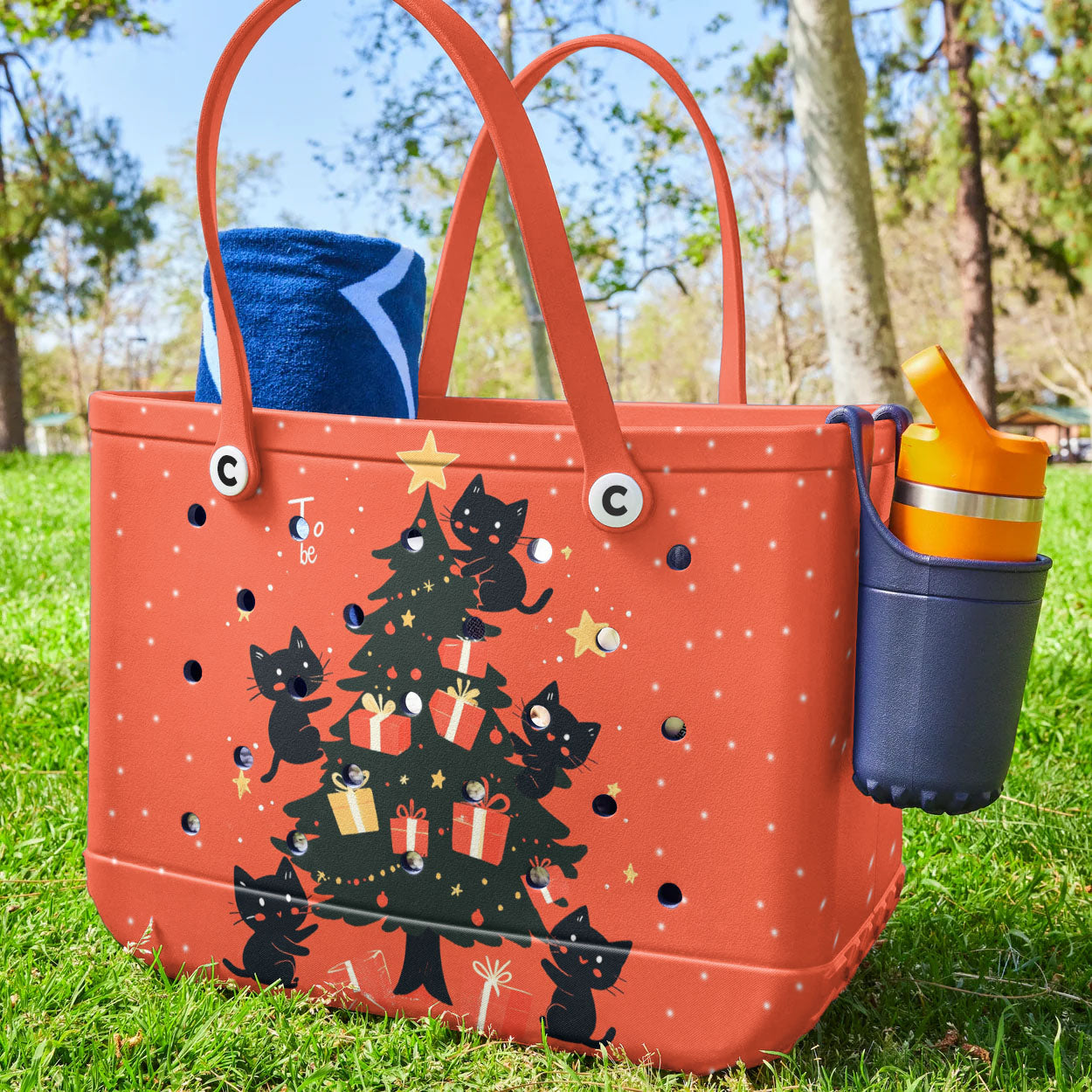 Ceeprints Cee™ Bag Cat-mas Tree