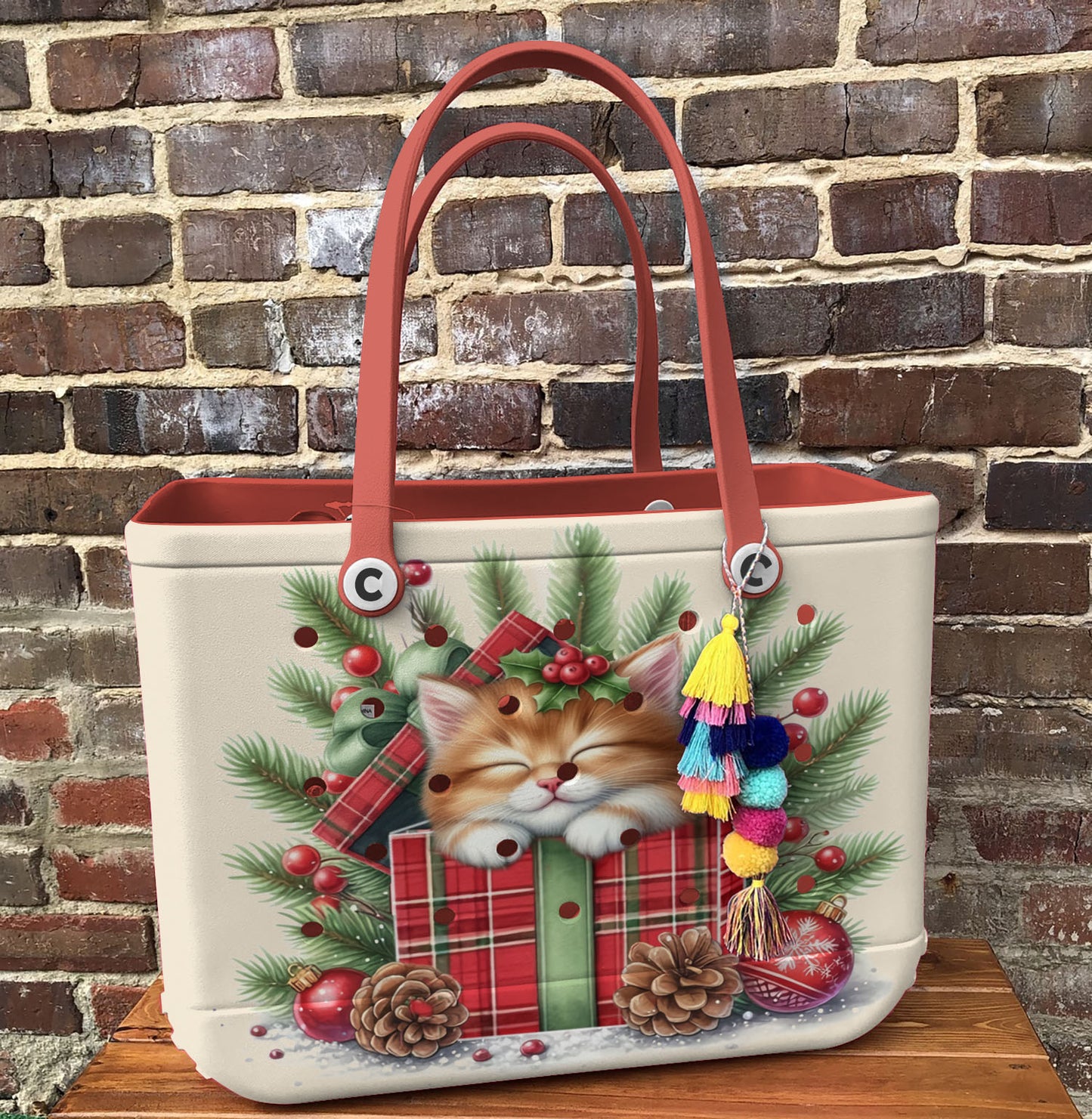 Ceeprints Cee™ Bag Yuletide Kitty