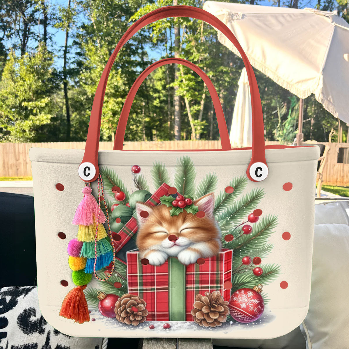 Ceeprints Cee™ Bag Yuletide Kitty