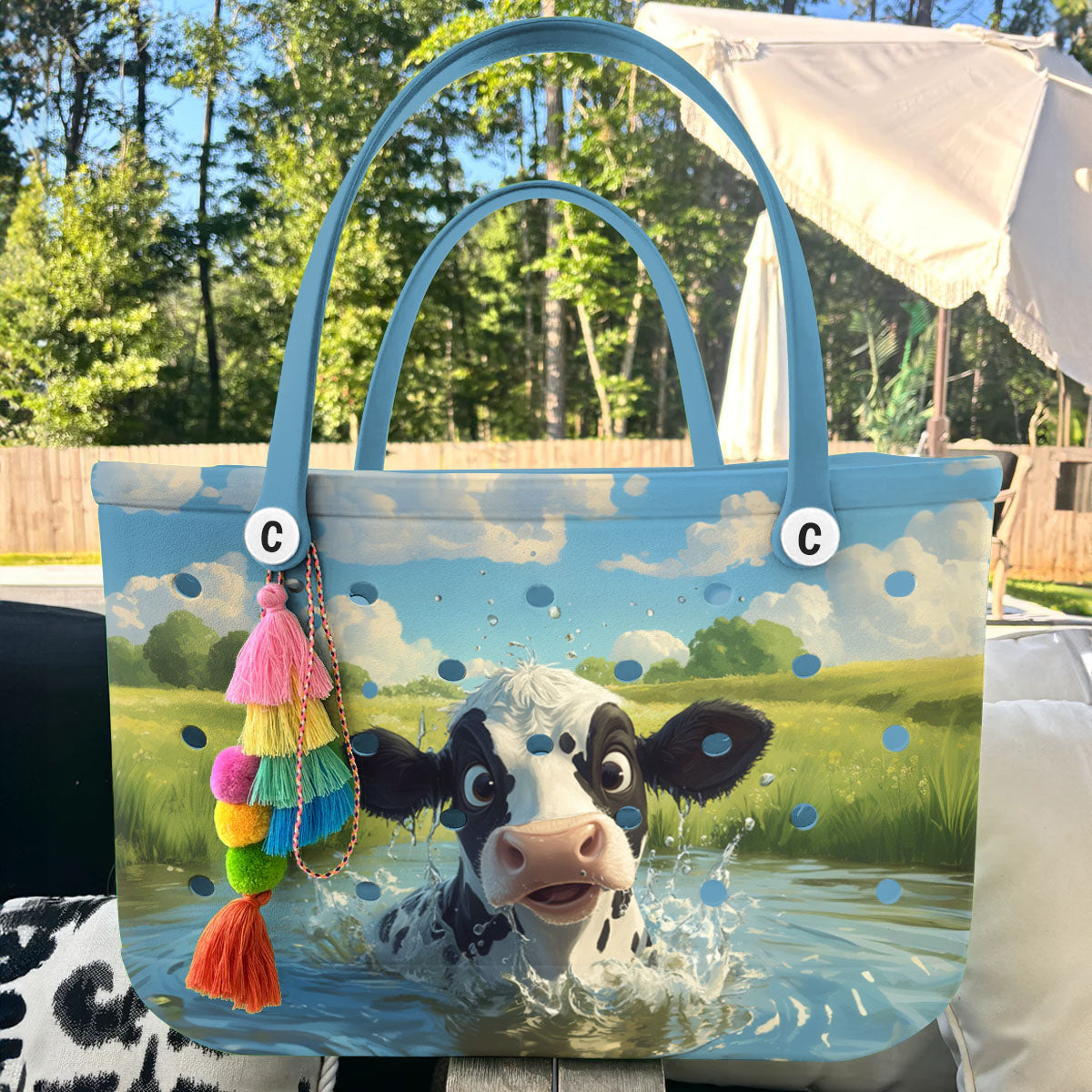 Ceeprints Cee™ Bag Splashing Cow