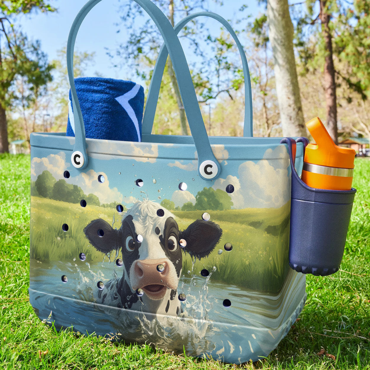 Ceeprints Cee™ Bag Splashing Cow