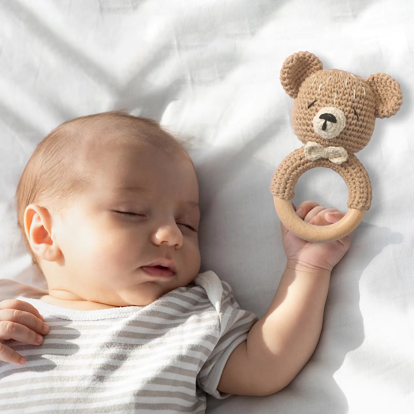 Ceeprints® Baby Crochet Rattle Toy