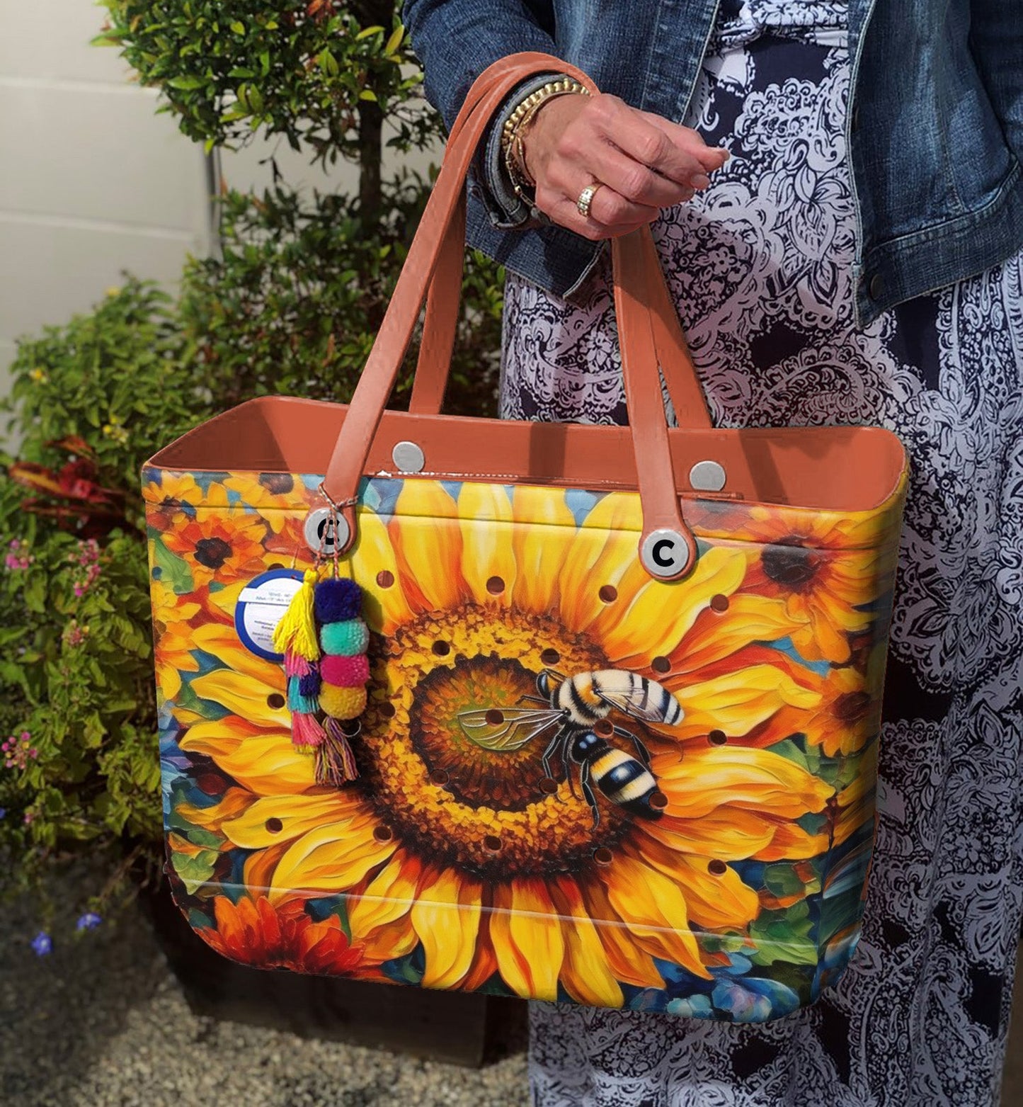 Ceeprints Cee™ Bag Sunflower Bee Delight
