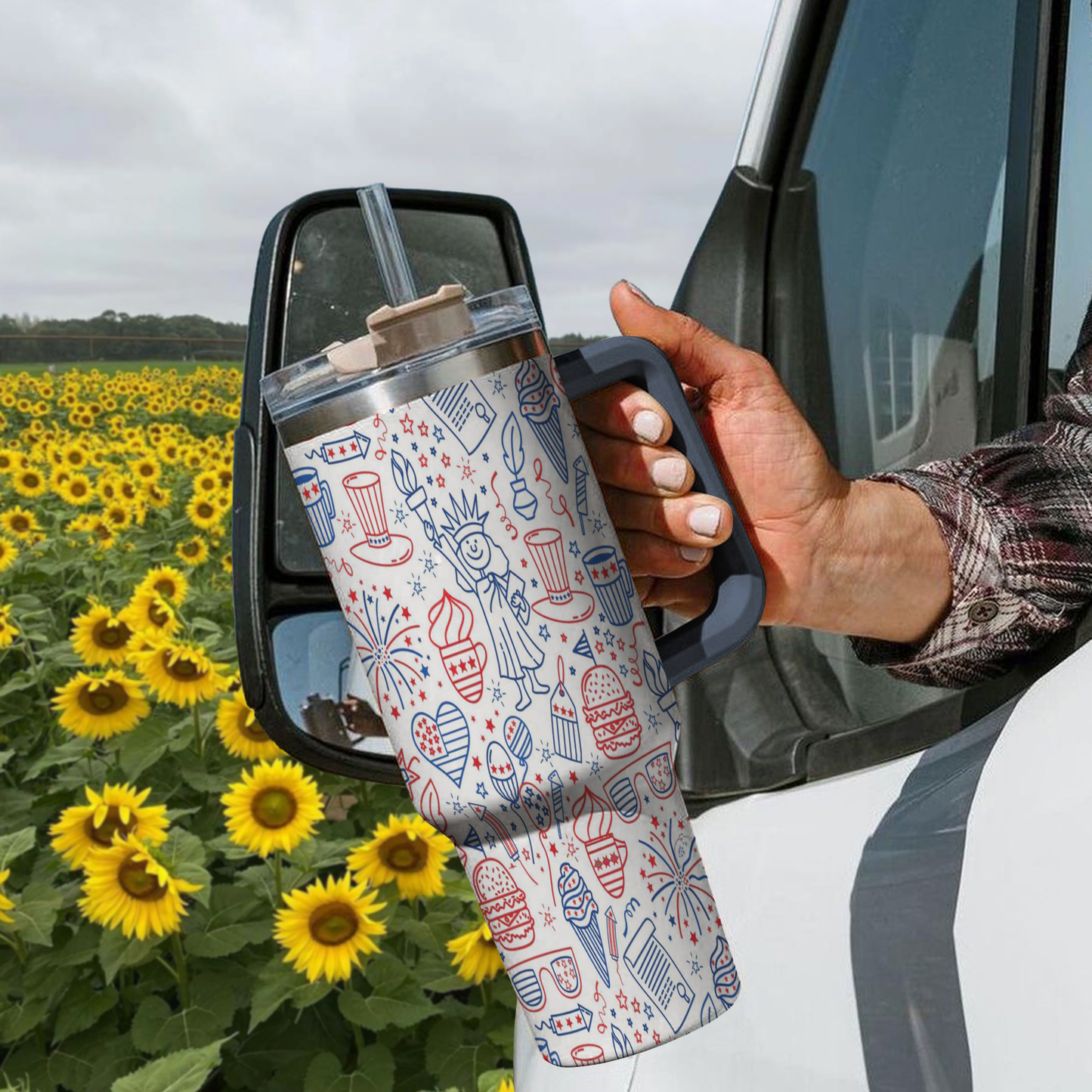 Ceeprints Tumbler Yay for the USA!