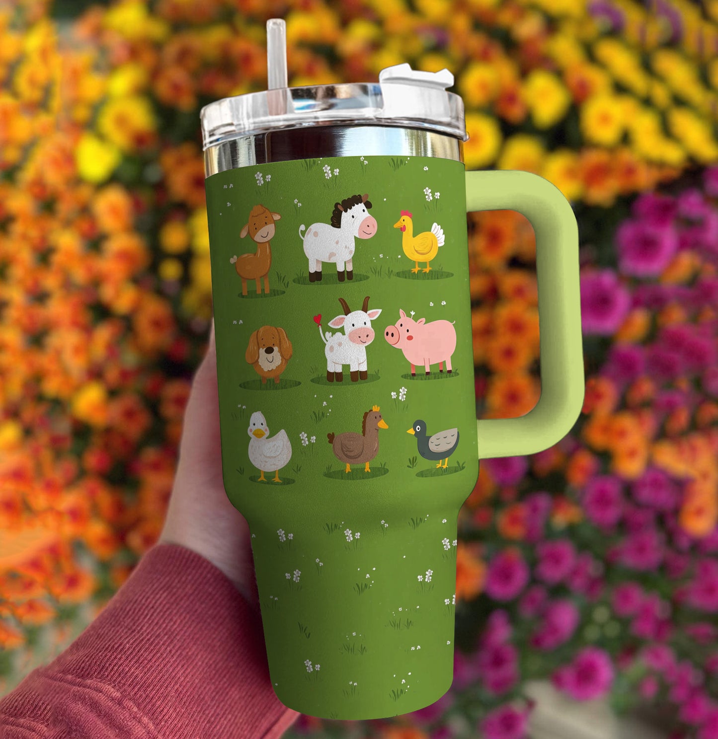 Ceeprints Tumbler Happy Farm
