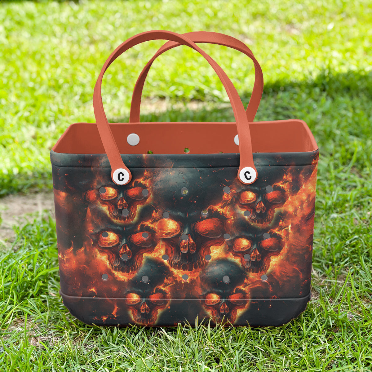 Ceeprints Cee™ Bag Burning Skull