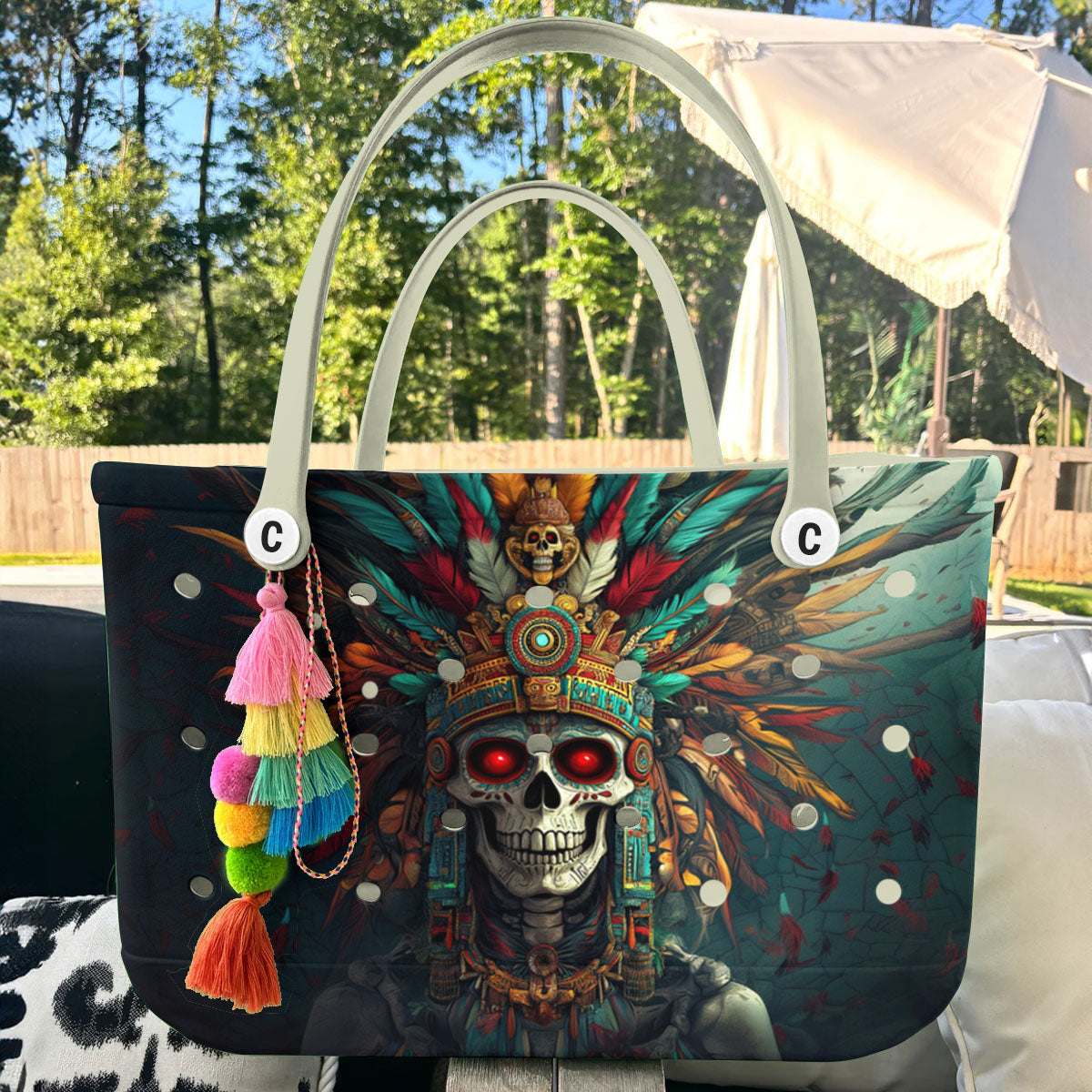 Ceeprints Cee™ Bag Tribal Skull