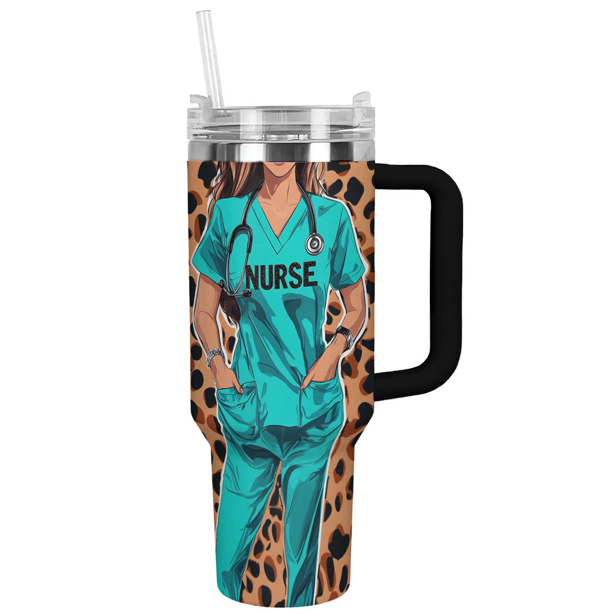 Ceeprints Personalized Tumbler Heart n Nurse