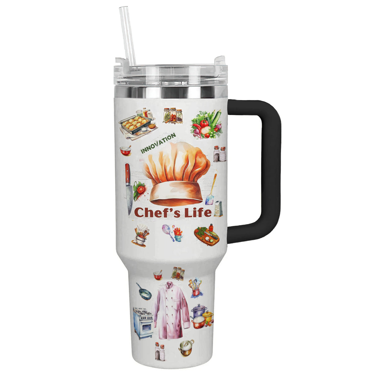 Ceeprints Tumbler Chef's Life