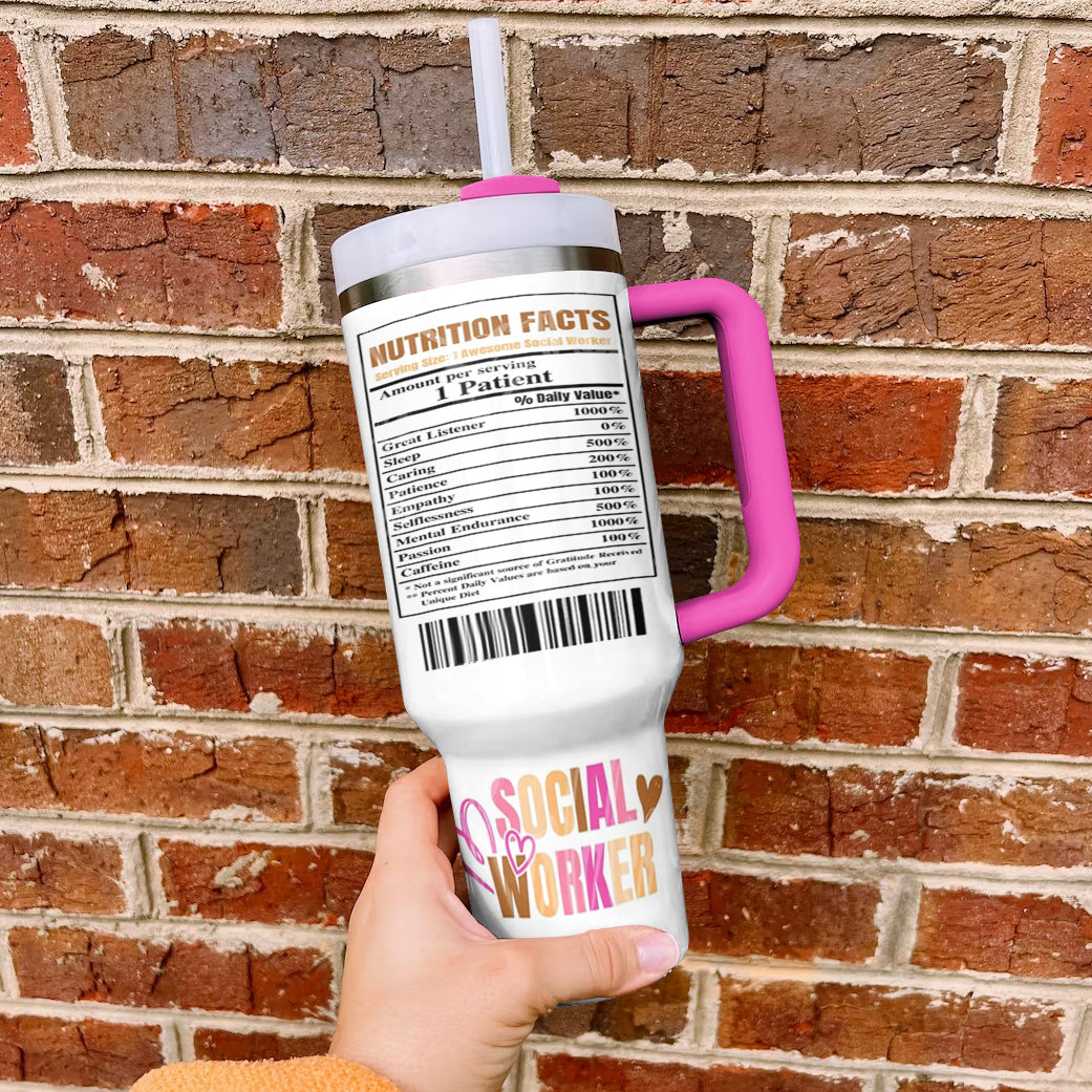 Ceeprints Tumbler Social Worker