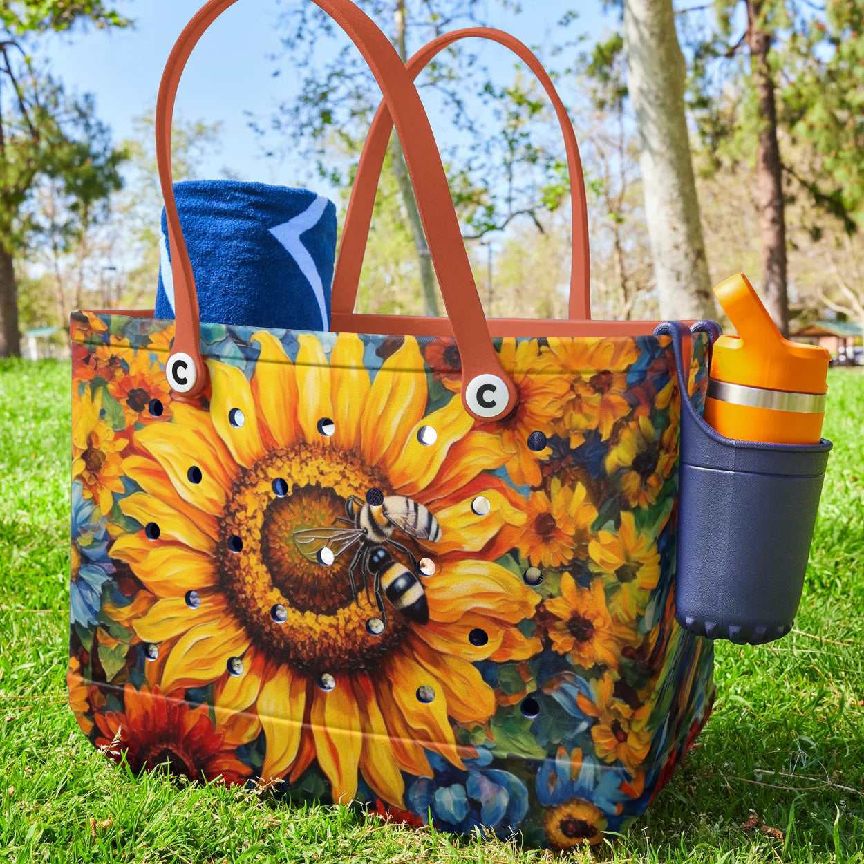 Ceeprints Cee™ Bag Sunflower Bee Delight