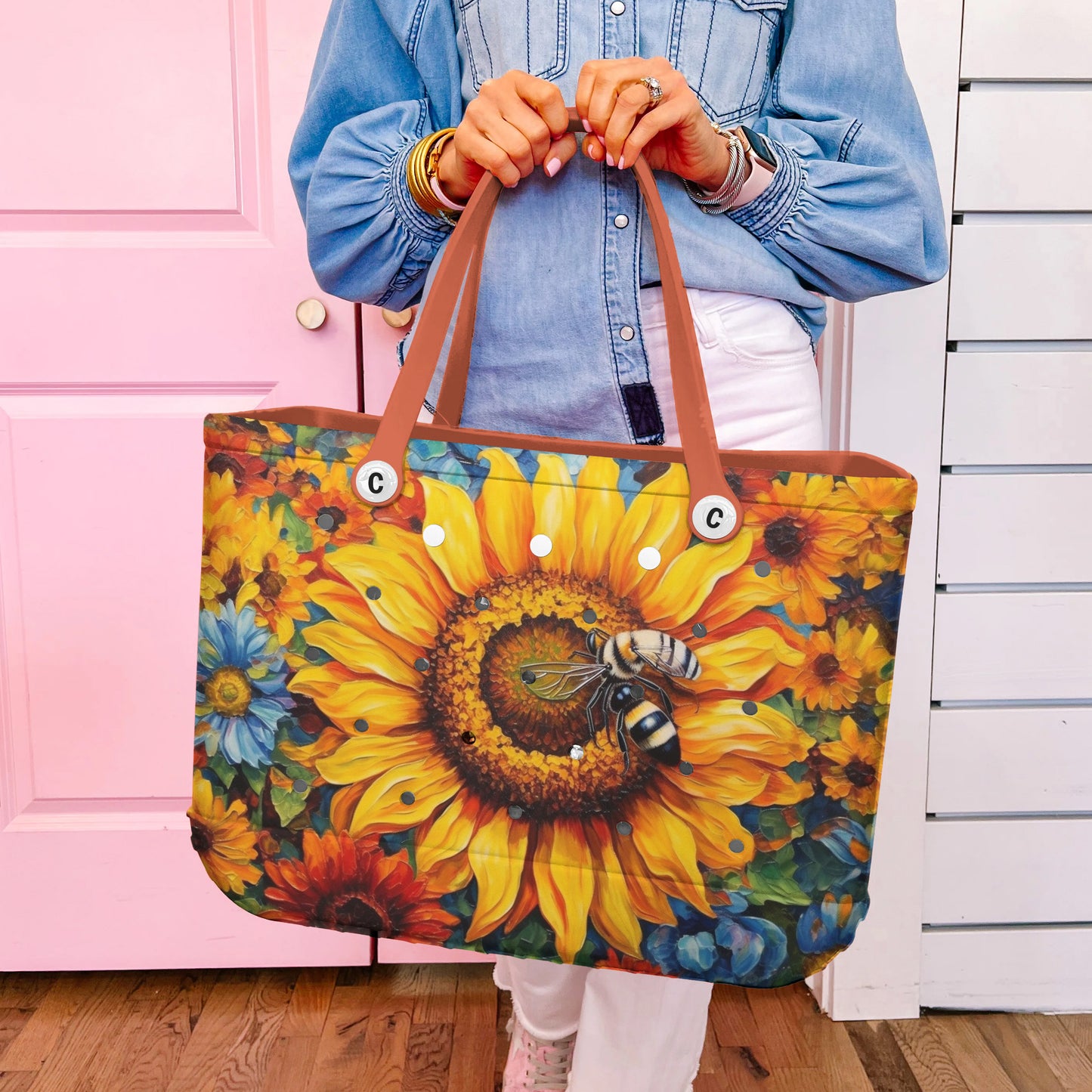 Ceeprints Cee™ Bag Sunflower Bee Delight