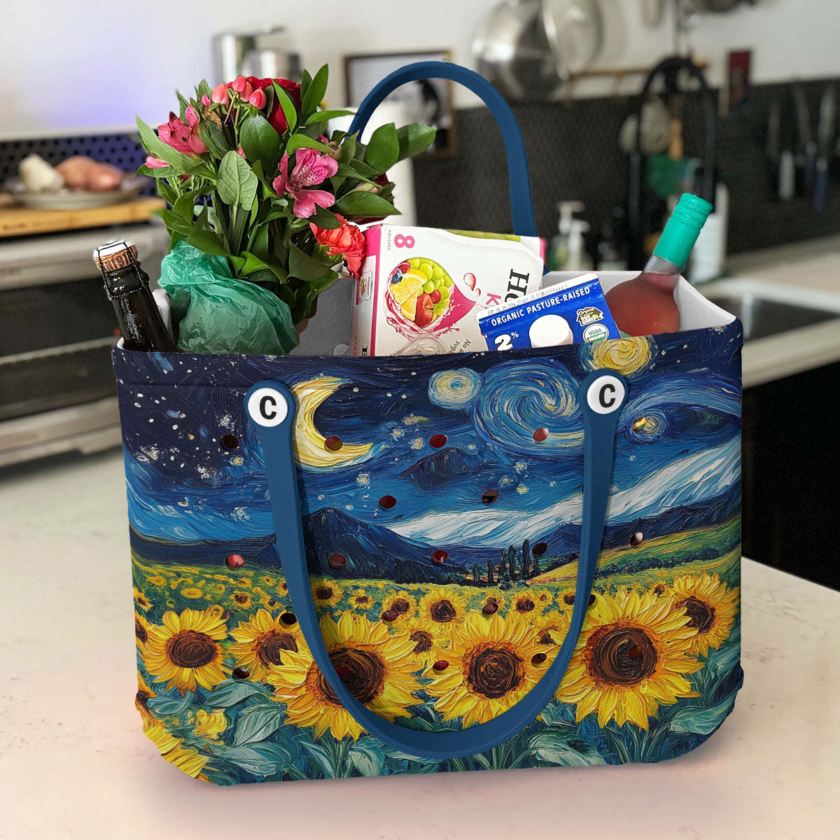 Ceeprints Cee™ Bag Starry Night Sunflower